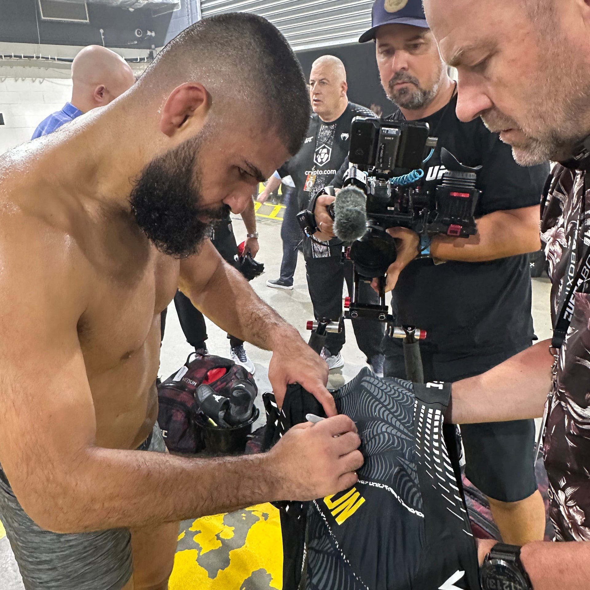 Jacob Malkoun Signed 1-of-1 Fight Worn Shorts UFC 325: Volkanovski vs Lopes 2