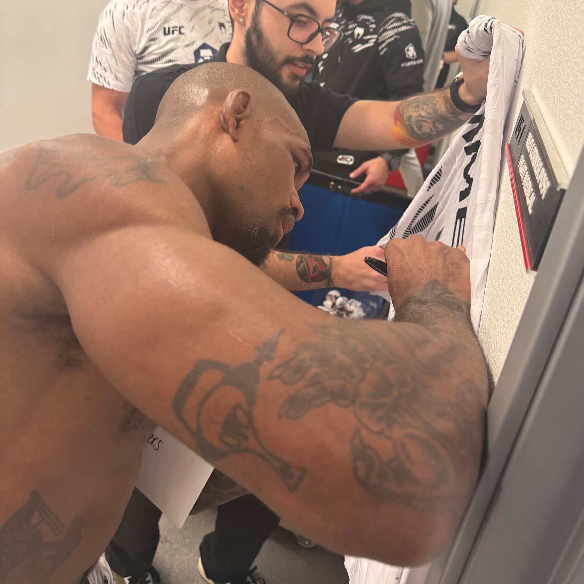 Jamall Emmers Signed 1-of-1 Fight Worn Jersey UFC Fight Night: Bonfim vs Brown