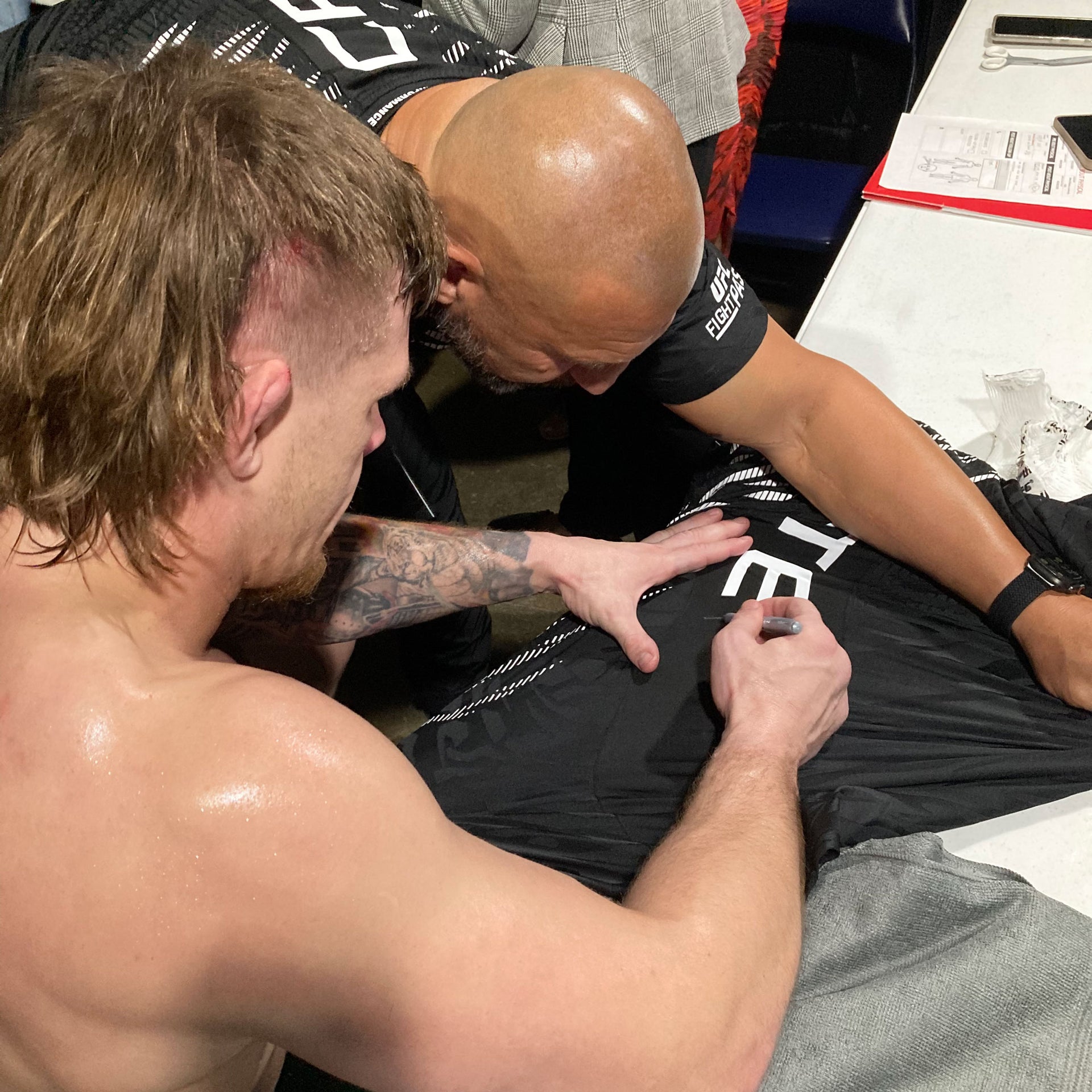 Jimmy Crute Signed 1-of-1 Fight Worn Jersey UFC 318: Holloway vs Poirier 3