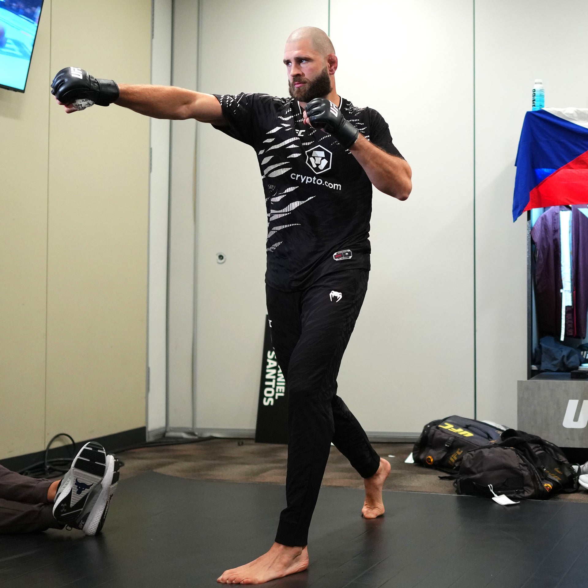 Jiří Procházka Signed 1-of-1 Fight Worn Jersey UFC 320: Ankalaev vs Pereira 2