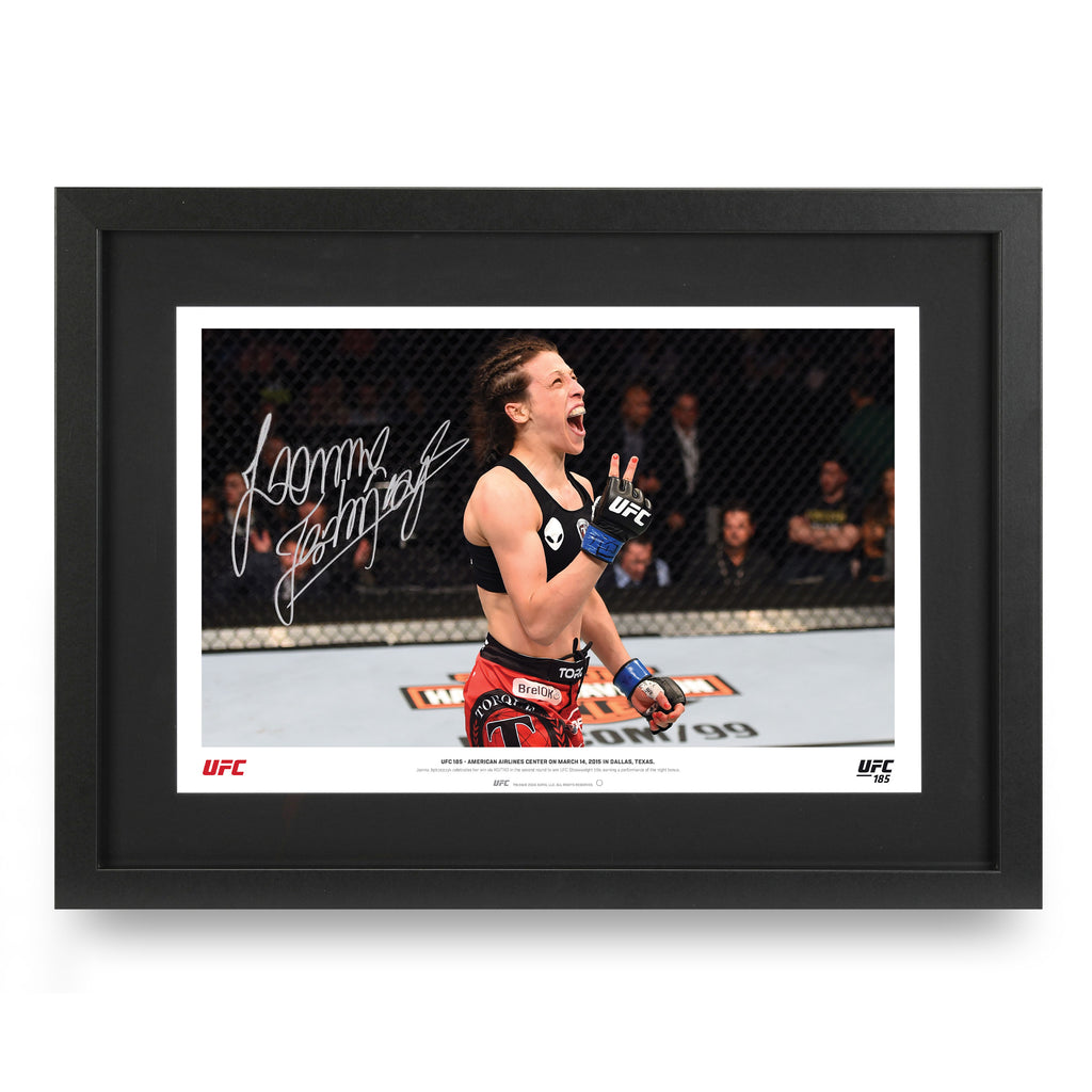 Joanna Jedrzejczyk Signed Photo UFC 185
