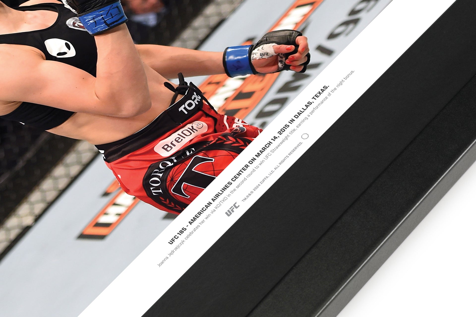 Joanna Jedrzejczyk Signed Photo UFC 185