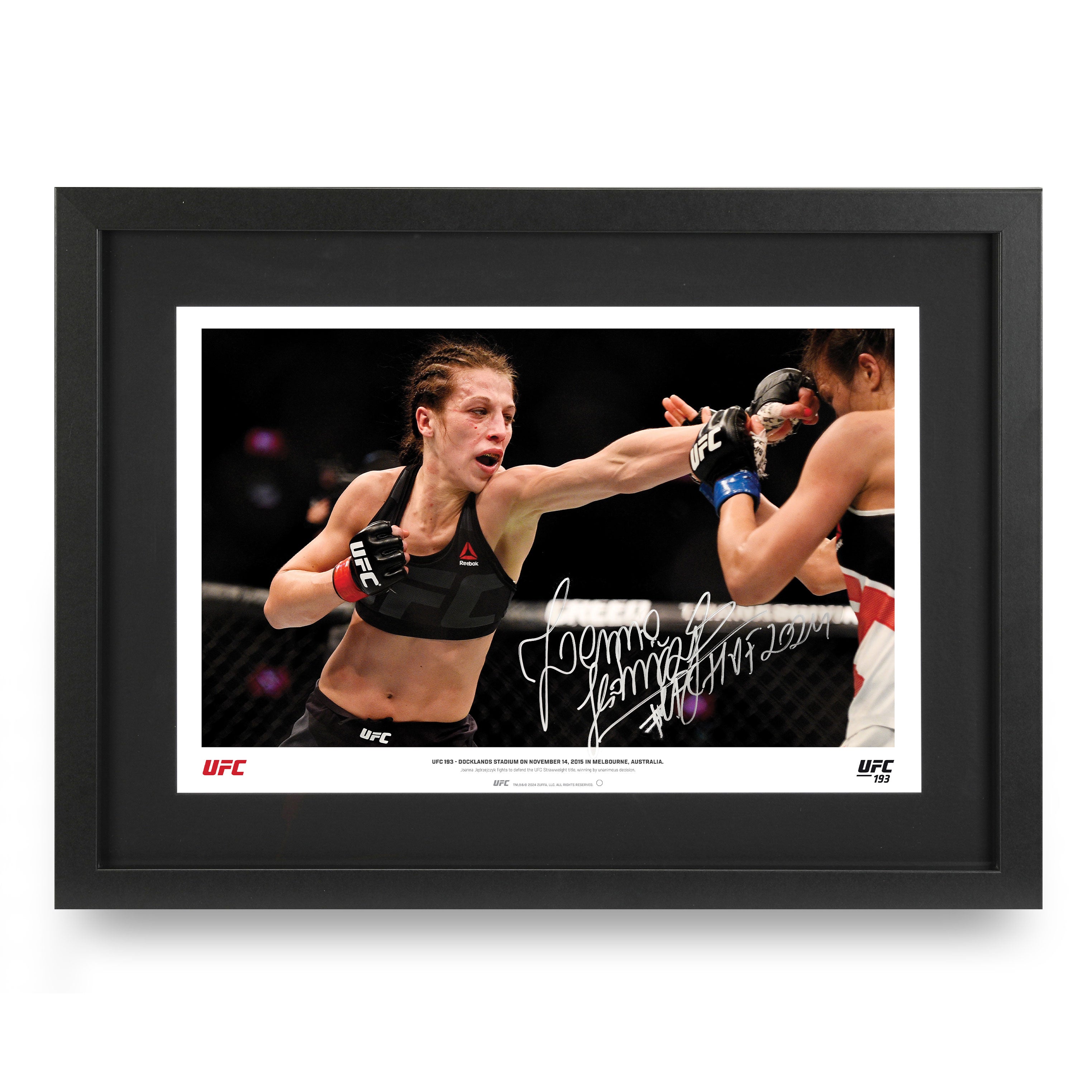 Joanna Jedrzejczyk Signed Photo – Championship Belt | UFC Collectibles