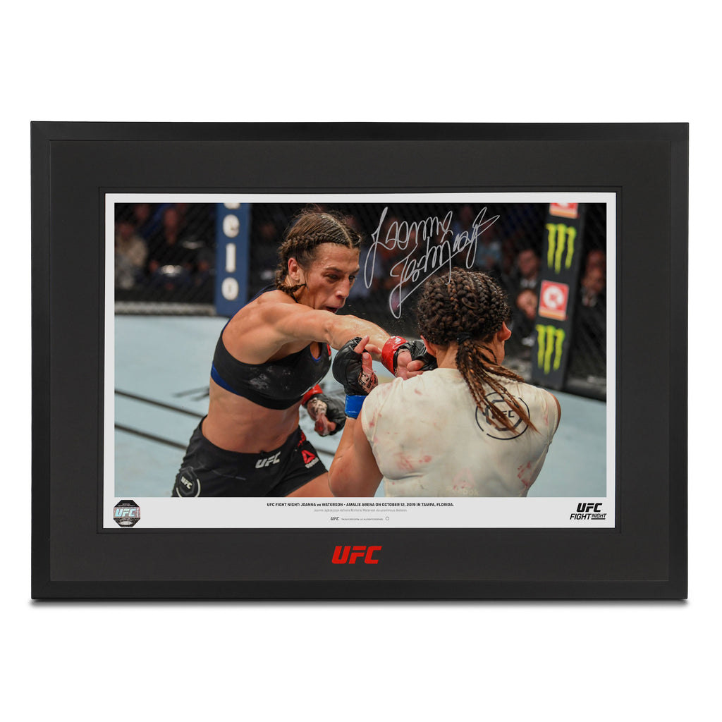 Joanna Jedrzejczyk Signed Photo UFC Fight Night: Jedrzejczyk vs Waterson