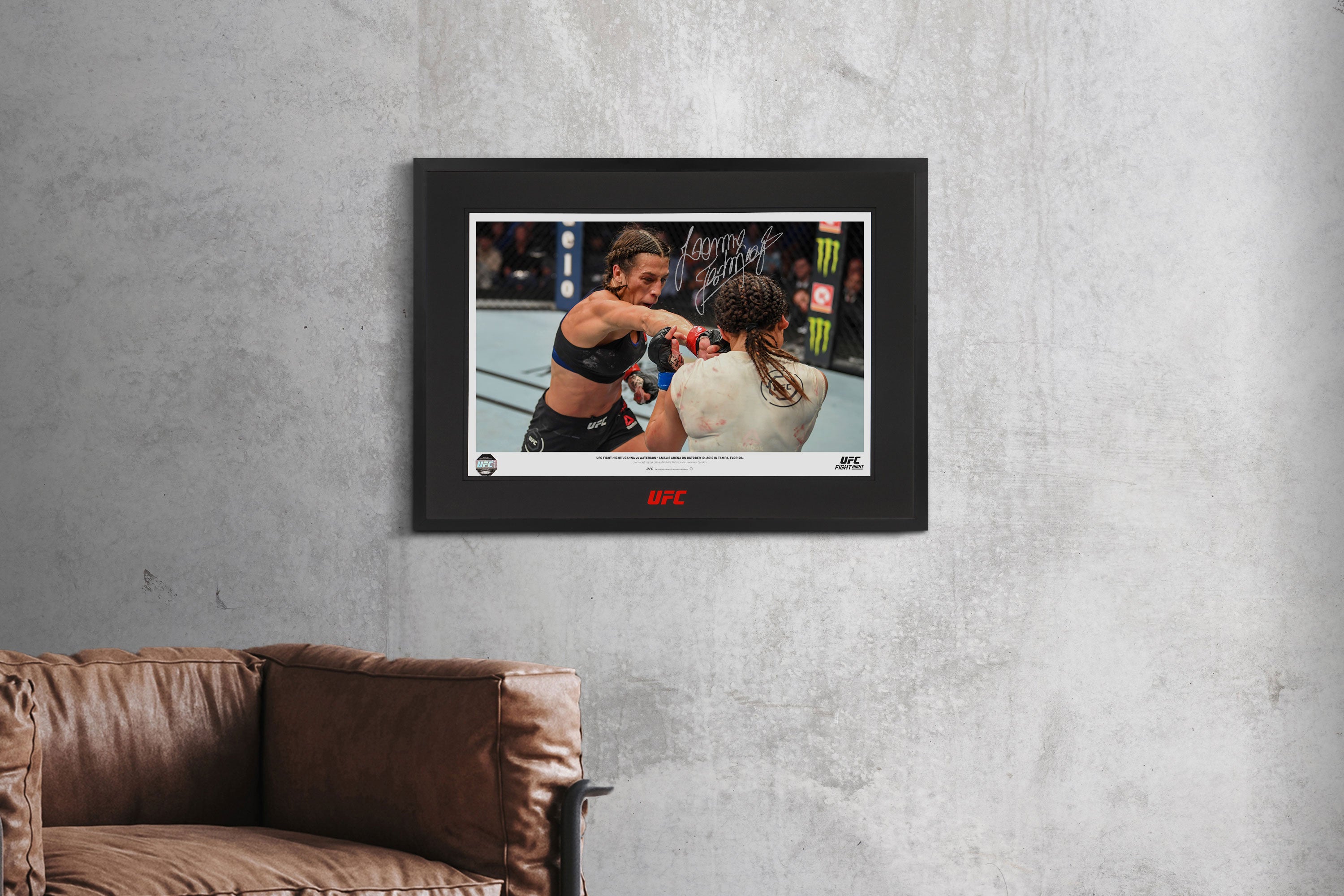 Joanna Jedrzejczyk signed photo UFC Fight Night: Jedrzejczyk vs Waterson