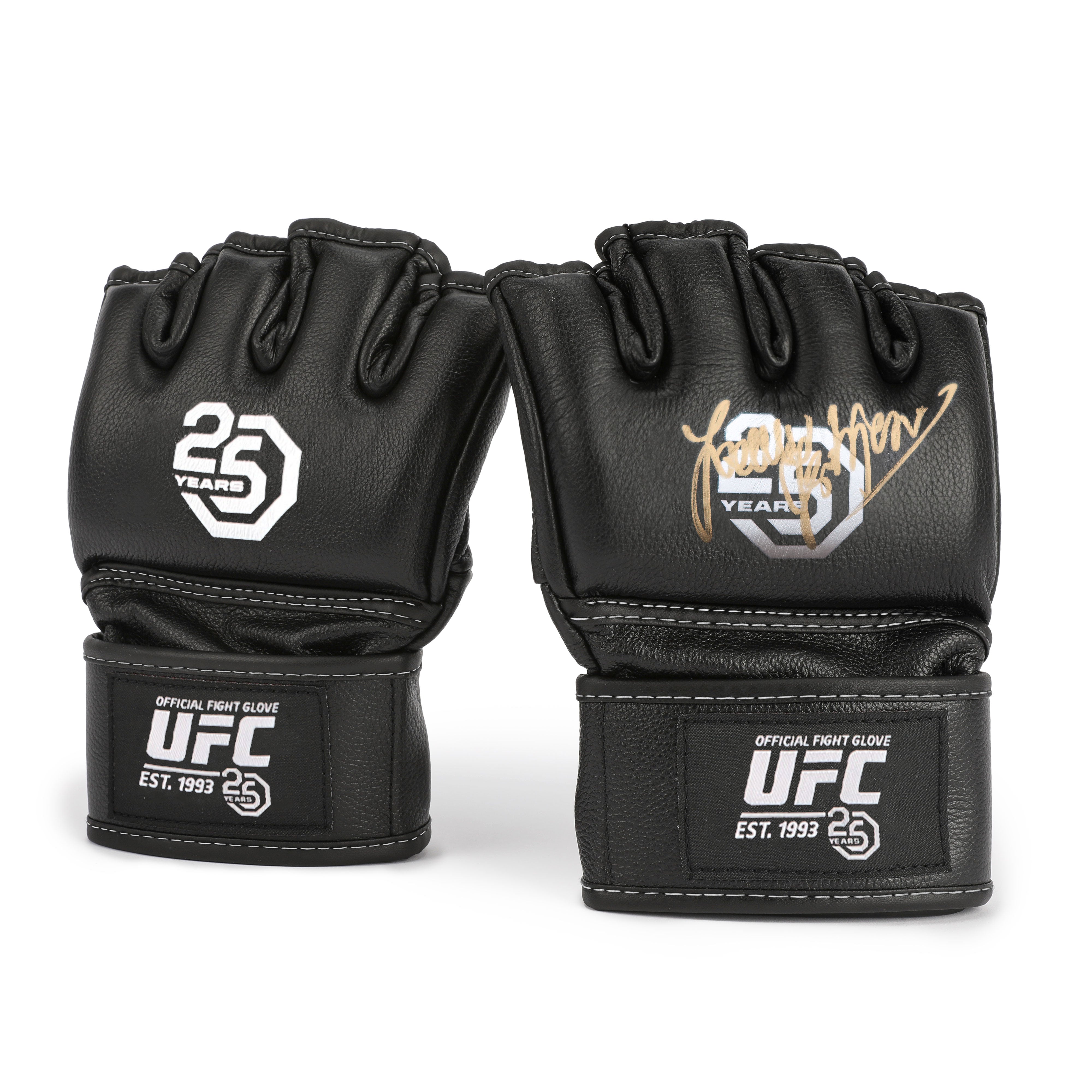 Joanna Jedrzejczyk Signed Official UFC Gloves - 25th Anniversary