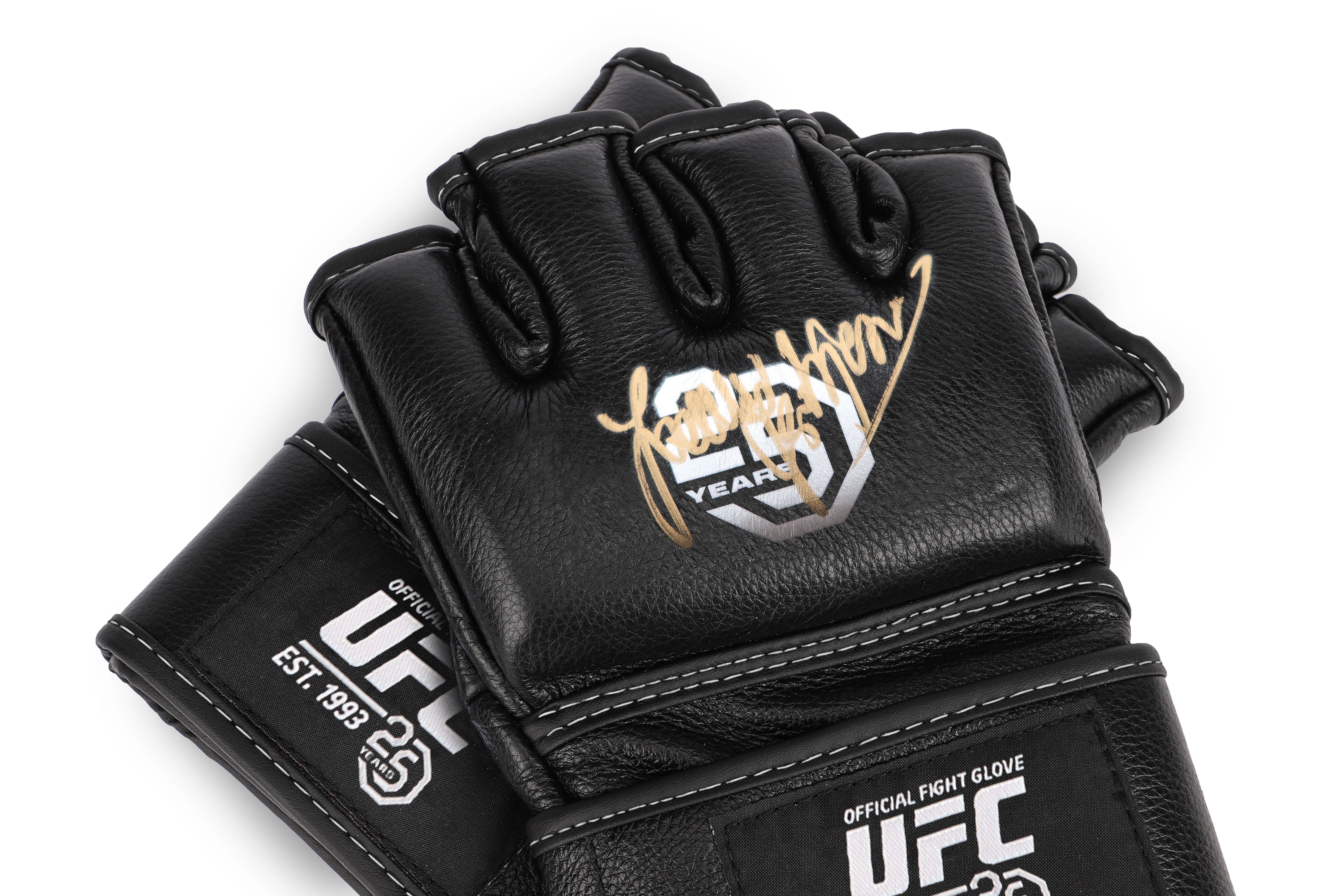 Joanna Jedrzejczyk Signed Official UFC Gloves - 25th Anniversary
