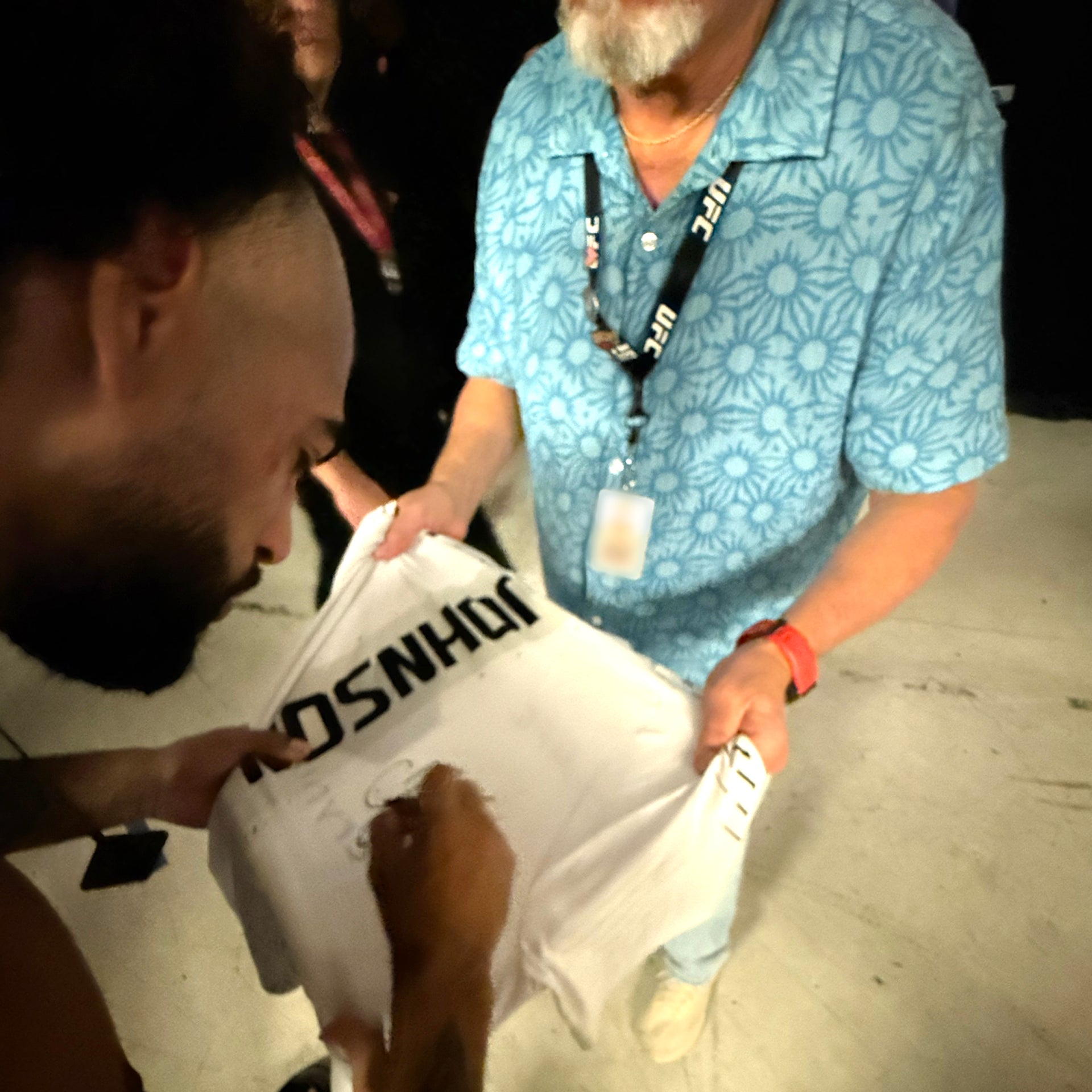 Charles Johnson Signed 1-of-1 Fight Worn Jersey UFC Fight Night: Fiziev vs Torres