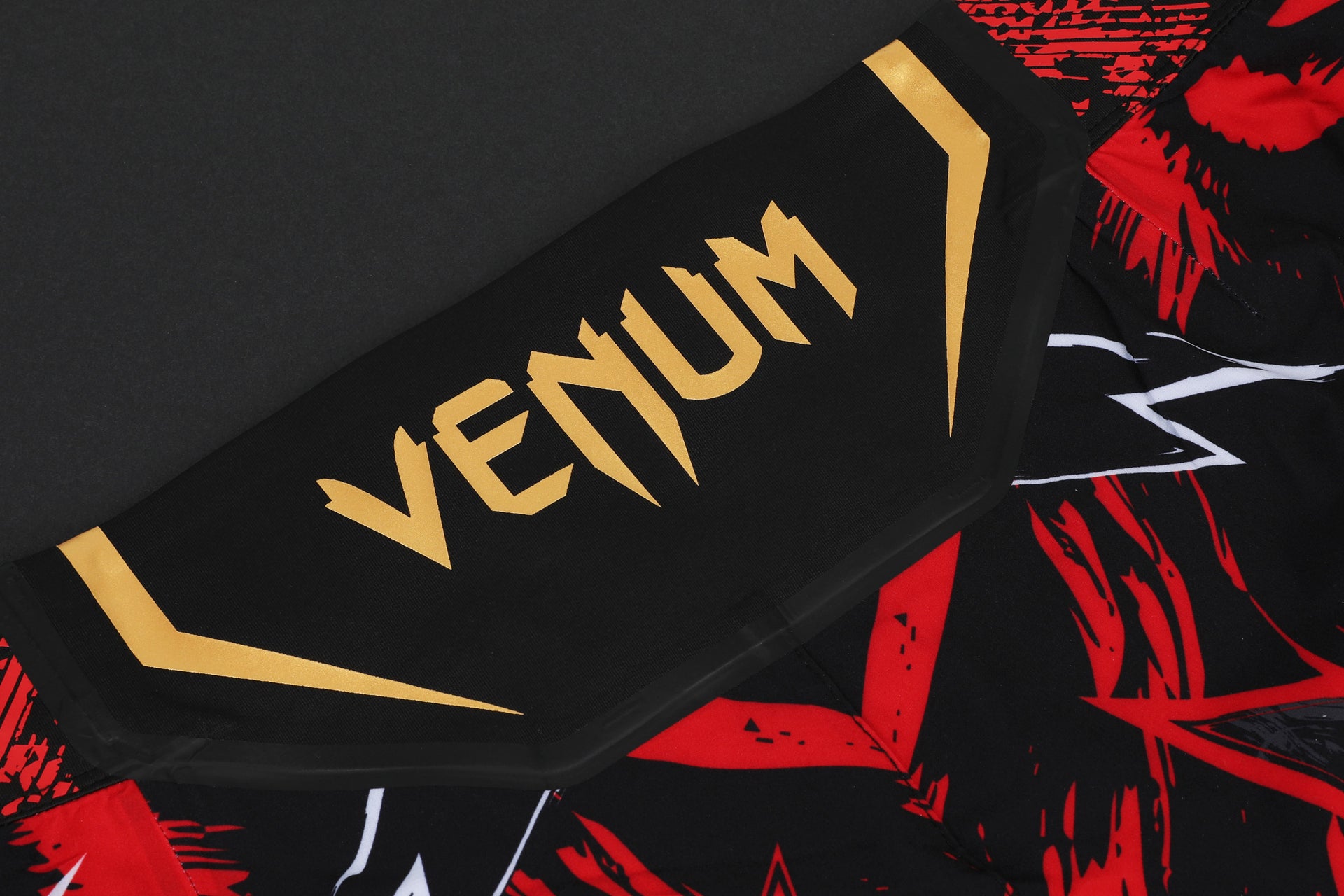 Jon Jones Limited Edition UFC 309 Venum Shorts & Canvas Display