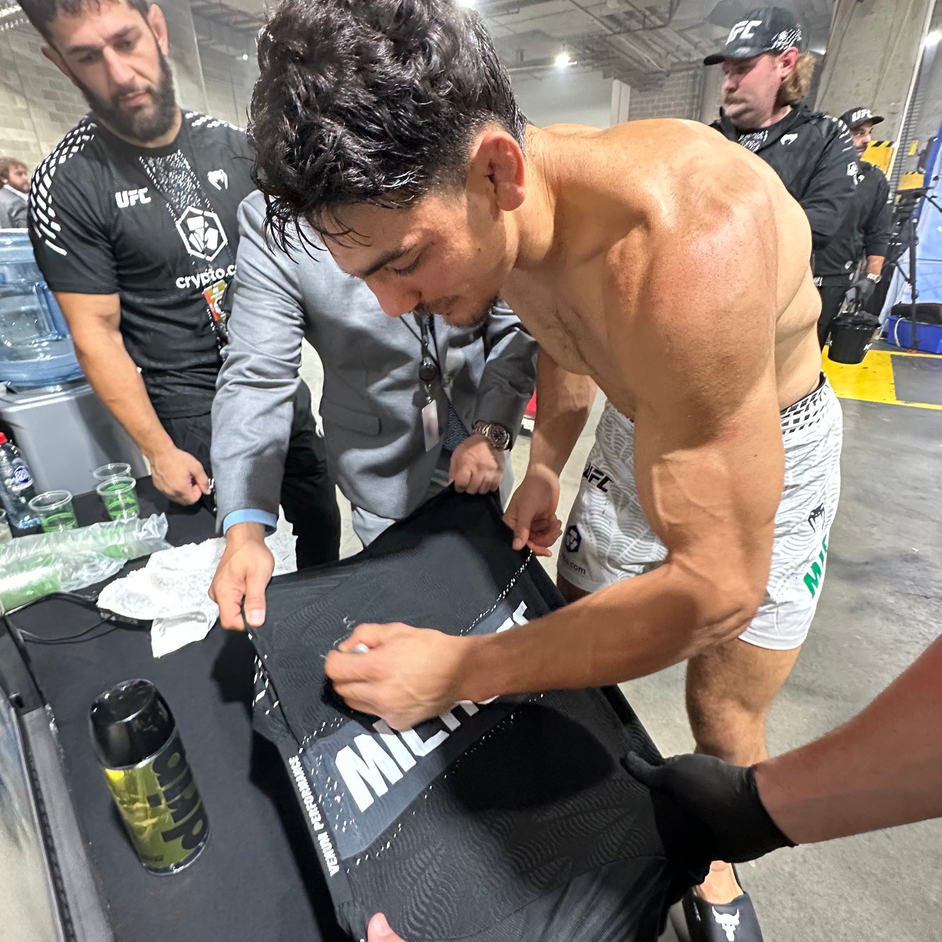 Jonathan Micallef Signed 1-of-1 Fight Worn Jersey UFC 325: Volkanovski vs Lopes 2