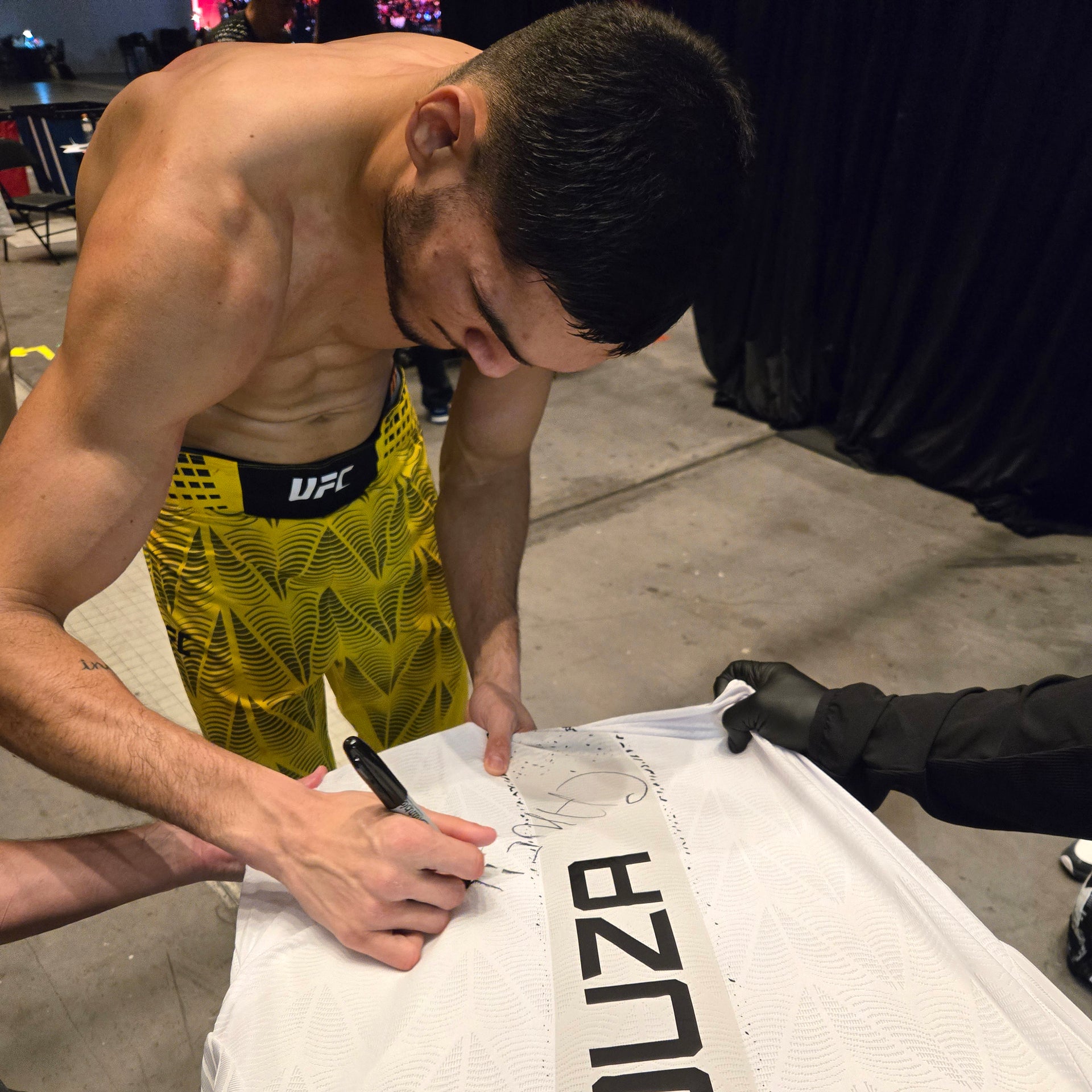 José Henrique Souza Signed 1-of-1 Fight Worn Jersey UFC Fight Night: Song vs Figueiredo