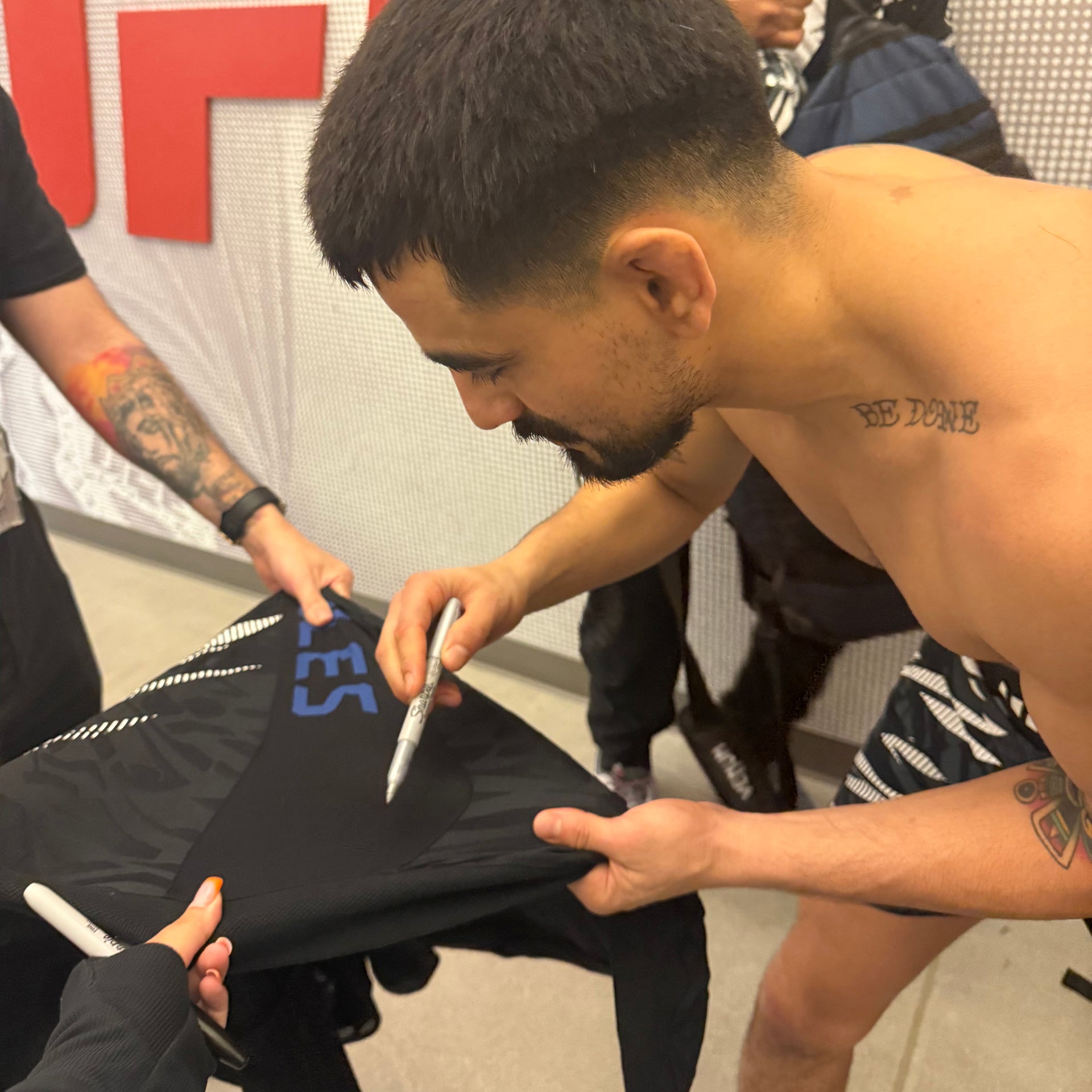 Joseph Morales Signed 1-of-1 Fight Worn Hoodie UFC Fight Night: Bonfim vs Brown