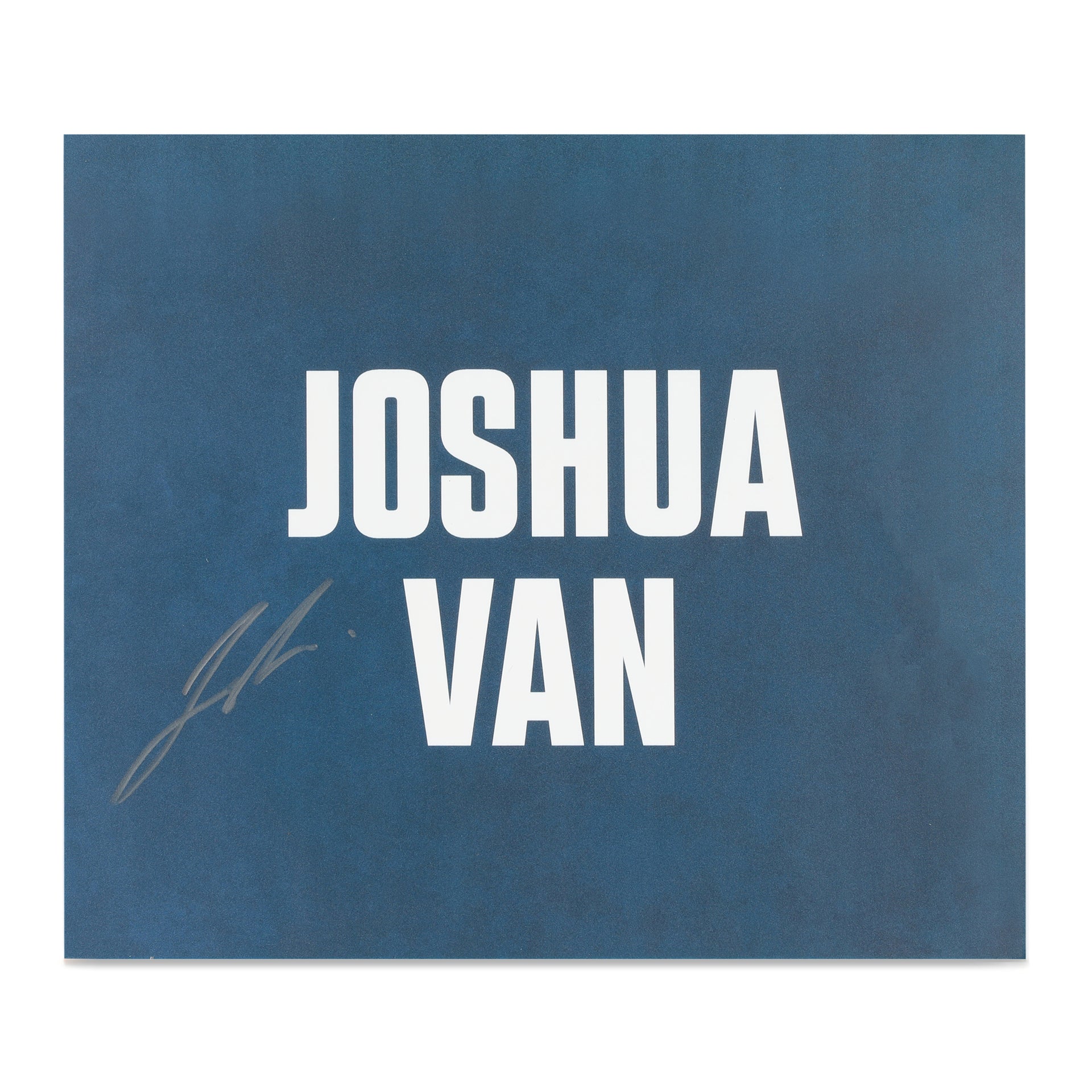 Joshua Van Autographed UFC Freedom 250 Fan Fest Name Sign