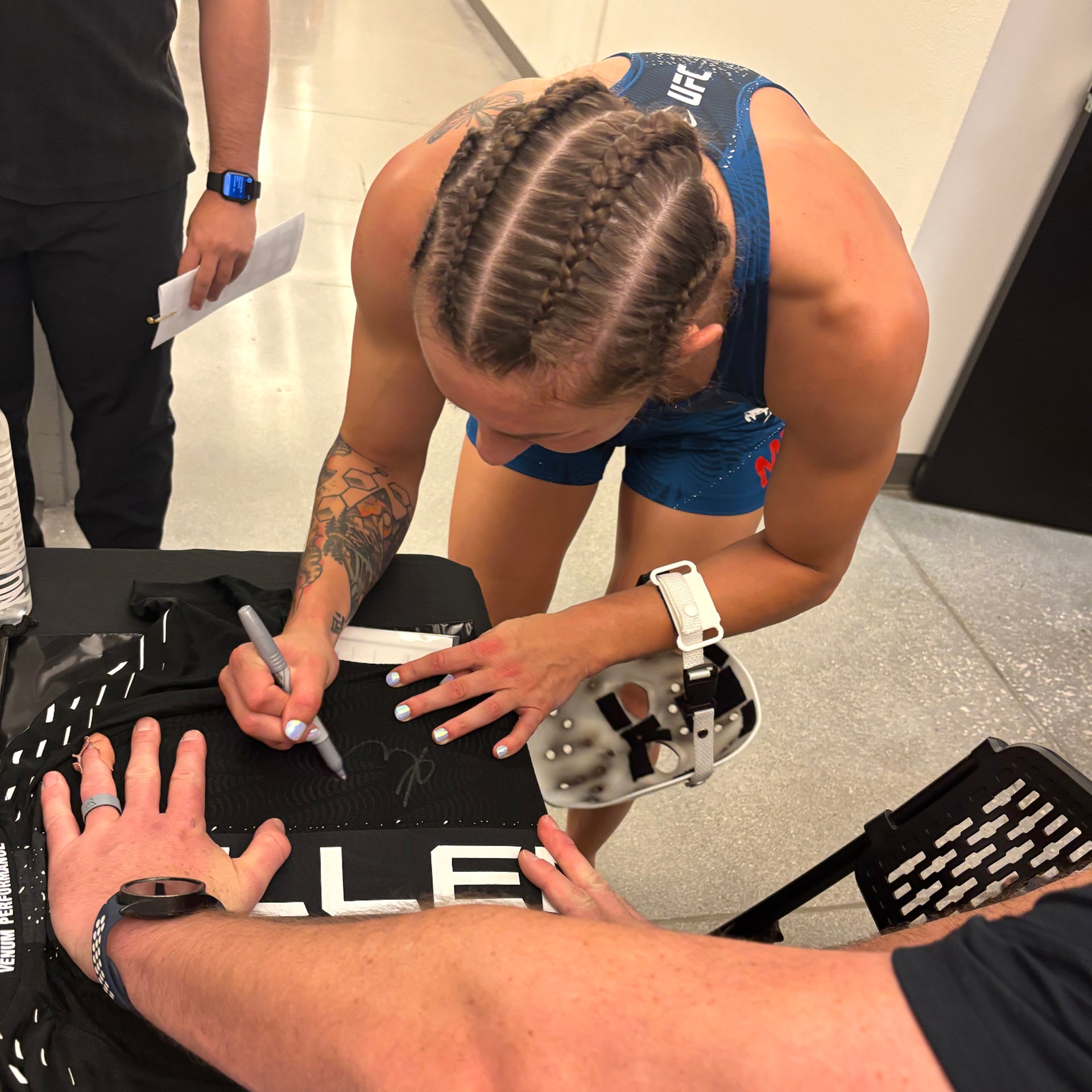 Juliana Miller Signed 1-of-1 Fight Worn Jersey UFC Fight Night: Gamrot vs Salkilld
