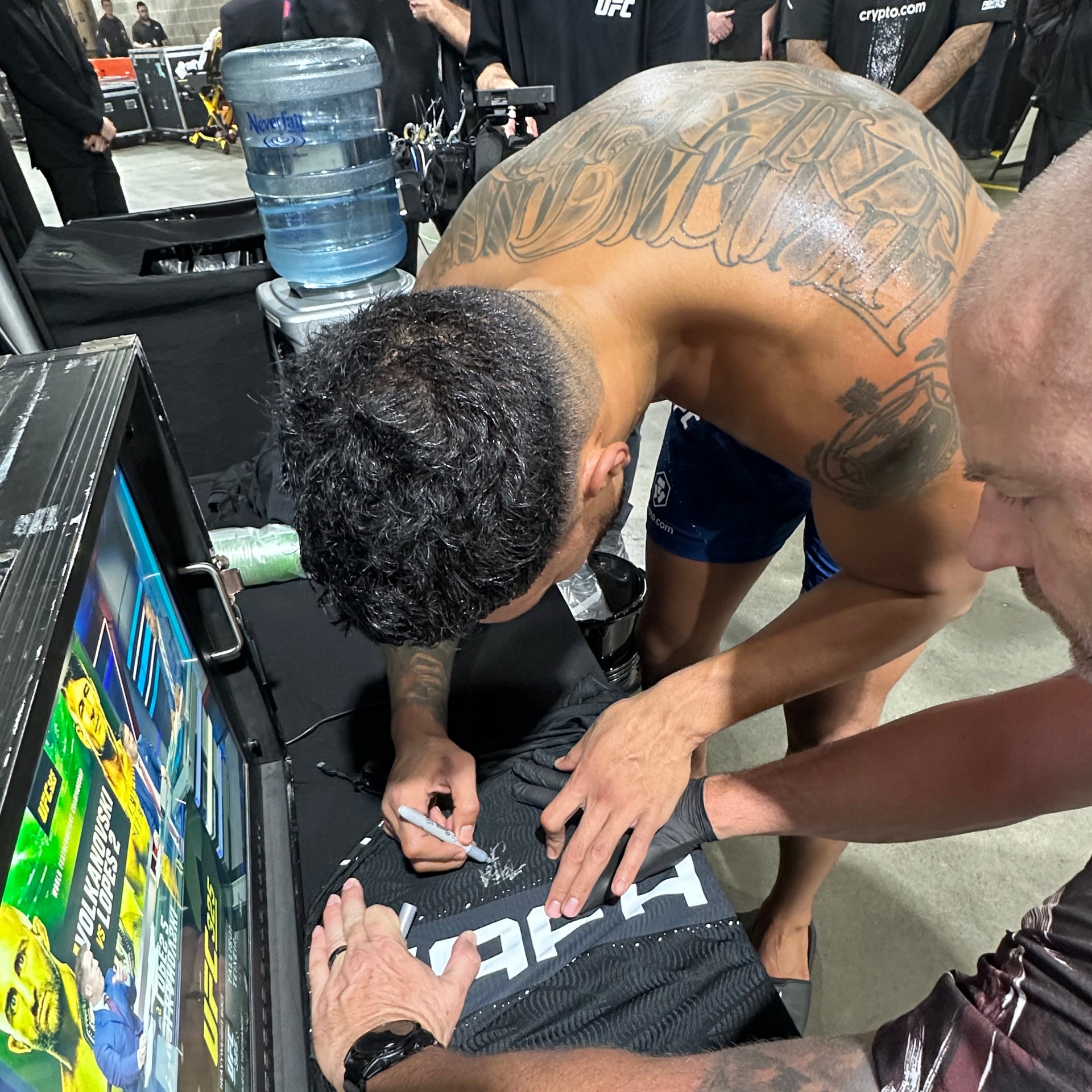 Junior Tafa Signed 1-of-1 Fight Worn Jersey UFC 325: Volkanovski vs Lopes 2