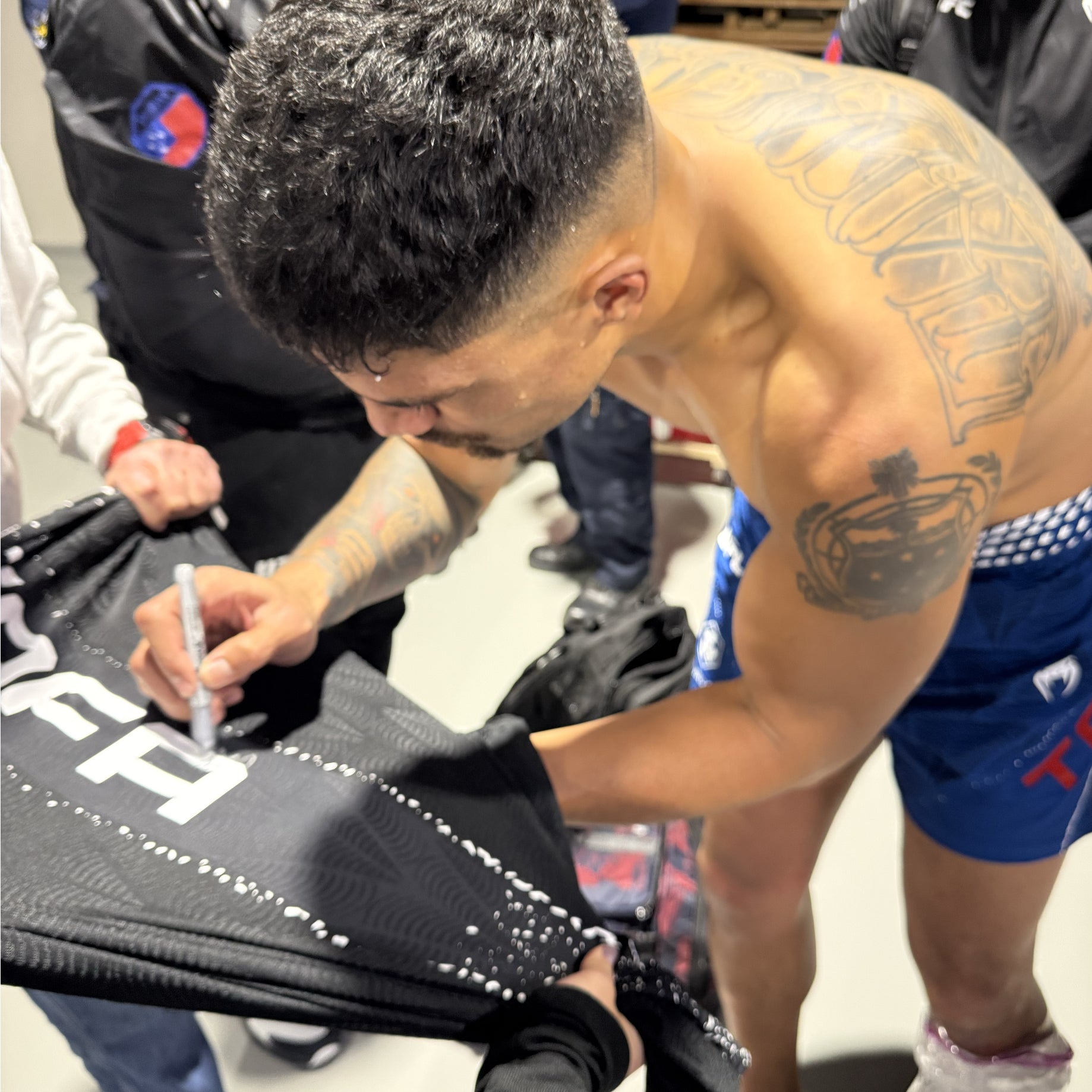 Junior Tafa Signed 1-of-1 Fight Worn Jersey UFC Fight Night: Della Maddalena vs Prates