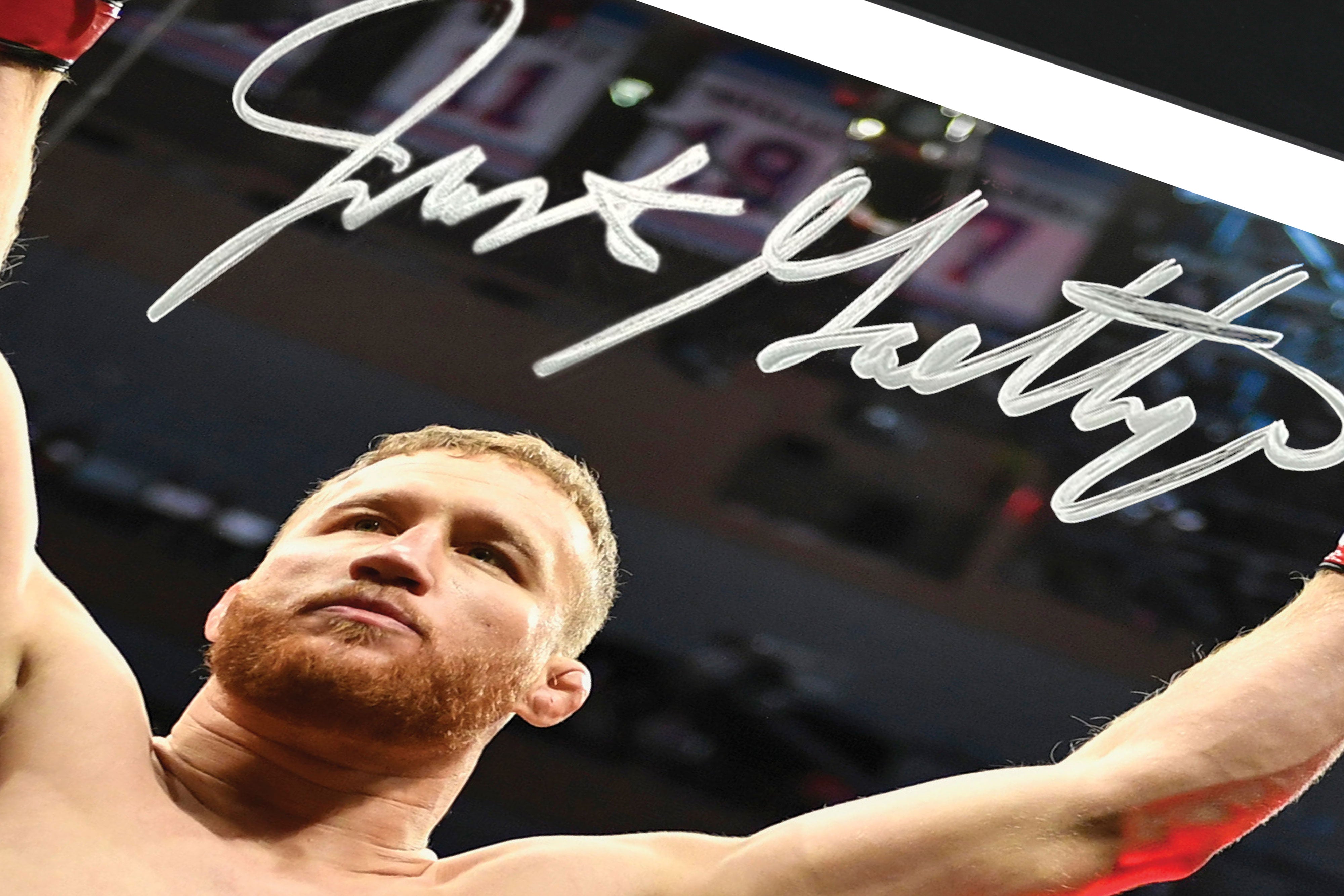 Justin Gaethje Signed Photo UFC 268