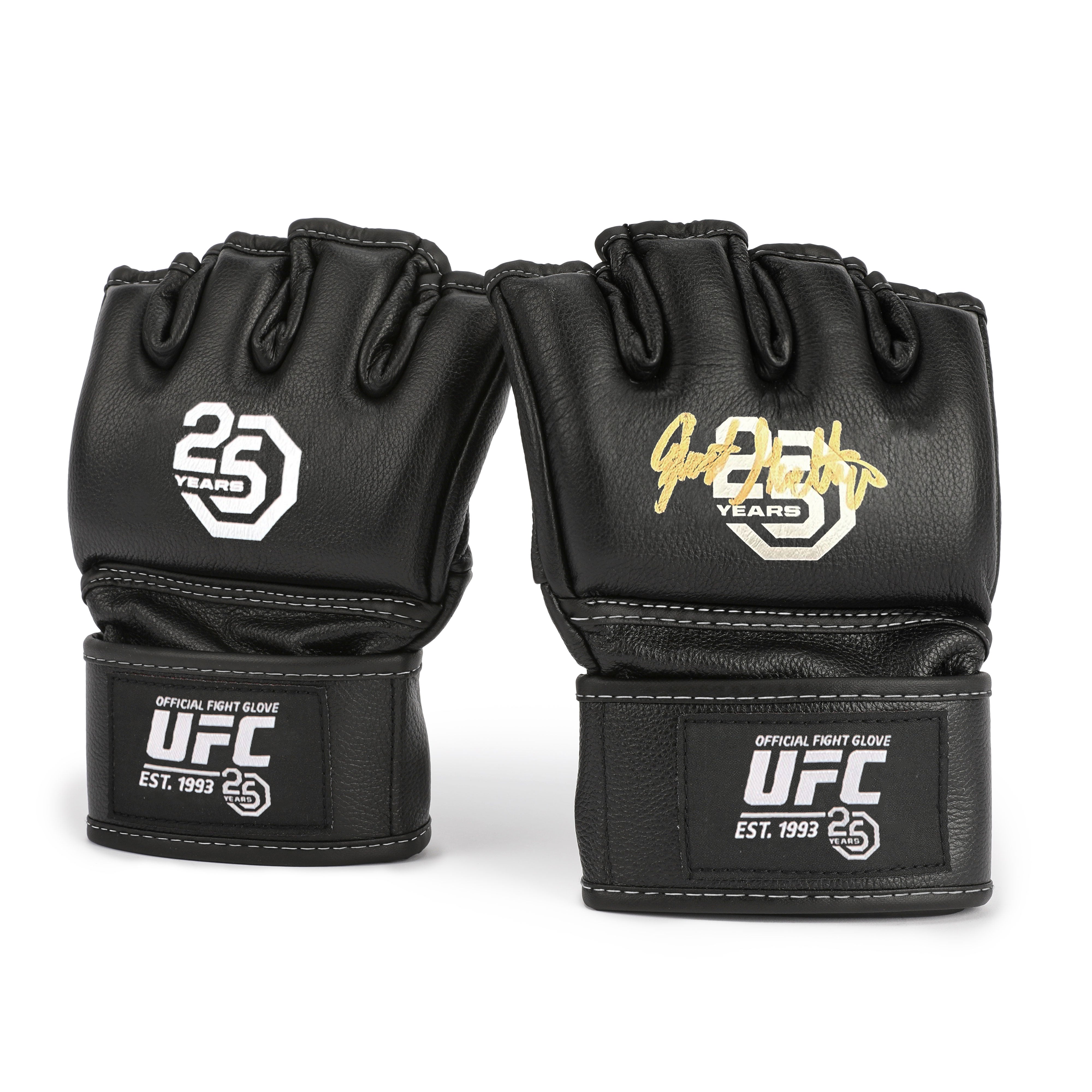 Justin Gaethje Signed Official UFC Gloves - 25th Anniversary Edition