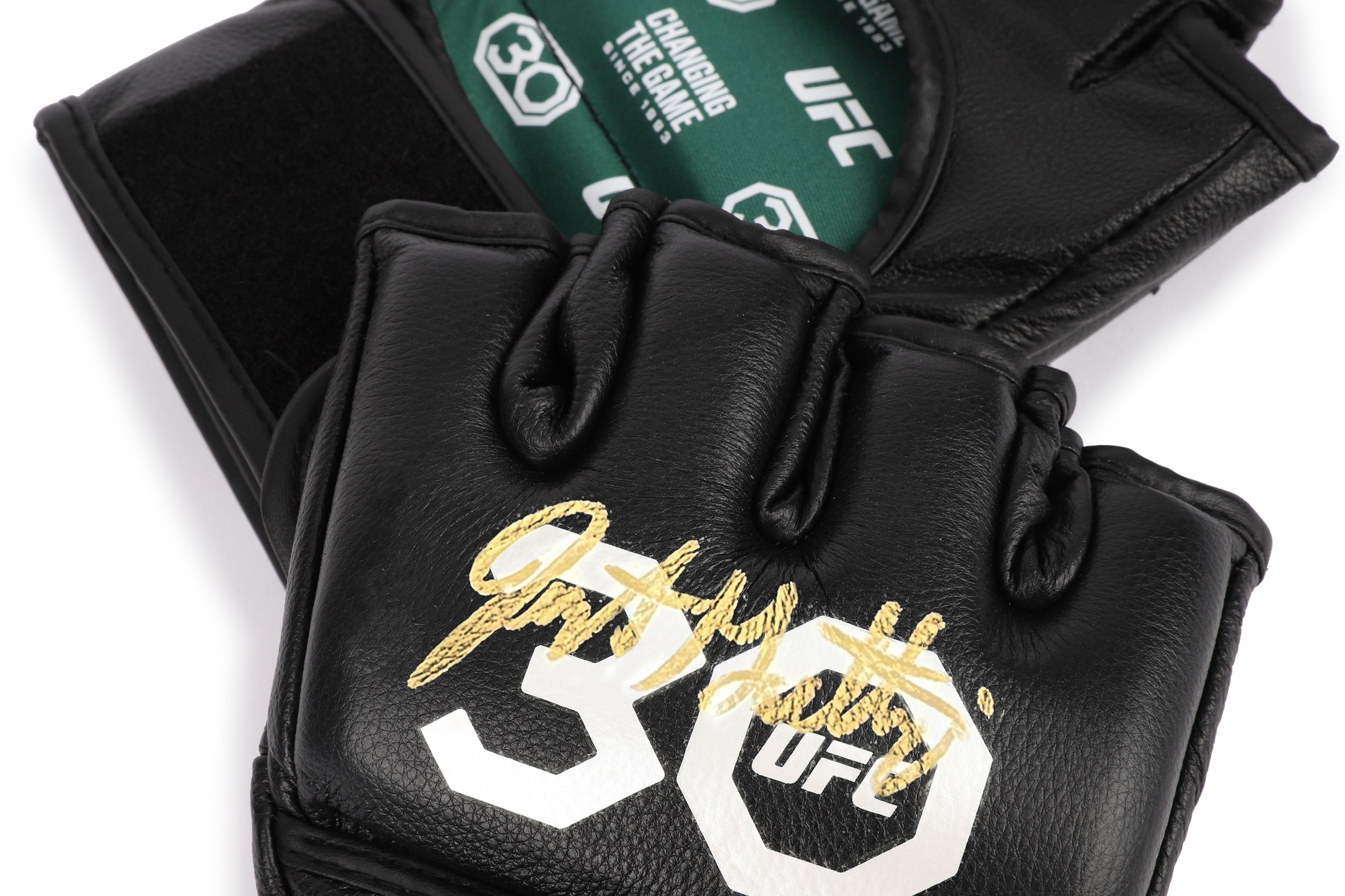 Justin Gaethje Signed Official UFC Gloves - 30th Anniversary Edition