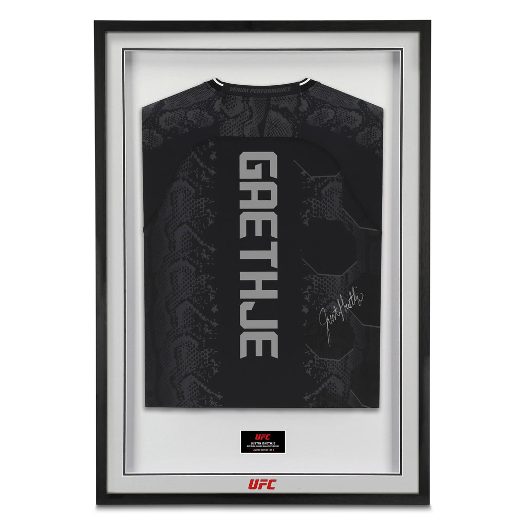 Justin Gaethje Signed Limited Edition Black Jersey