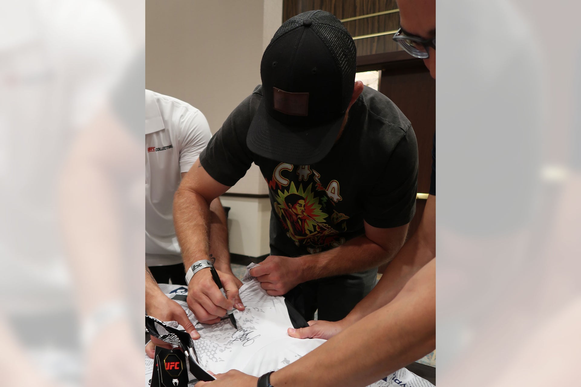 Justin Gaethje Signed UFC Adrenaline Venum Shorts