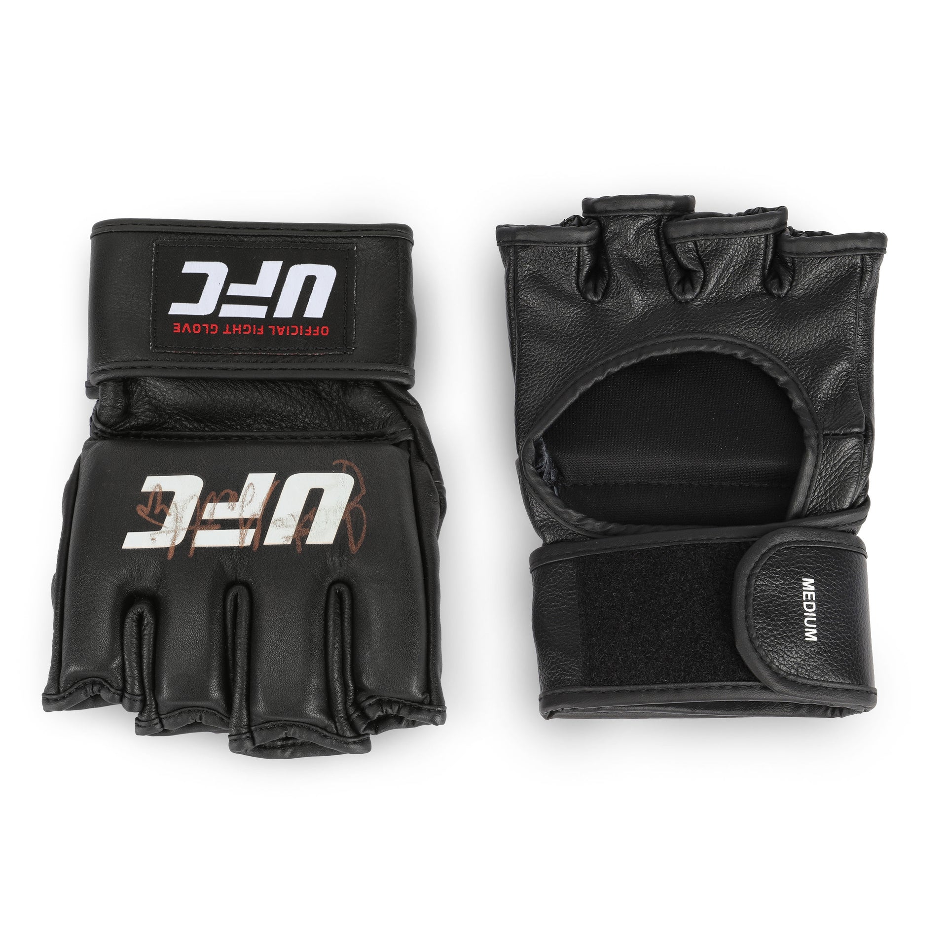 Justin Gaethje Signed Official UFC Gloves – Signature Variation