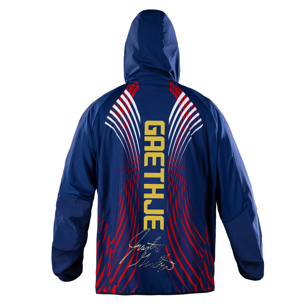 Justin Gaethje Signed 1-of-1 Fight Issued Hoodie UFC Freedom 250: Topuria vs Gaethje
