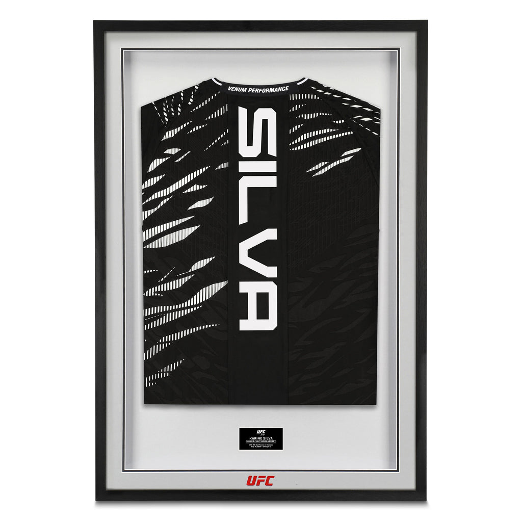 Karine Silva Signed 1-of-1 Fight Worn Jersey UFC 319: Du Plessis vs Chimaev