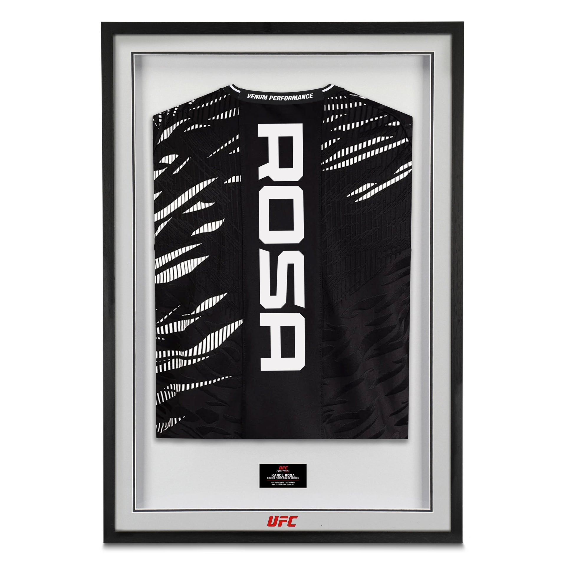 Karol Rosa Signed 1-of-1 Fight Worn Jersey UFC Fight Night: Taira vs Park