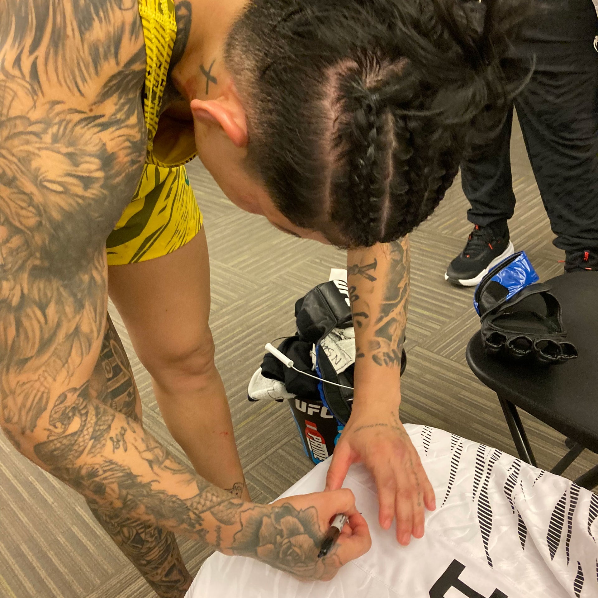 Ketlen Souza Signed 1-of-1 Fight Worn Jersey UFC Fight Night: Taira vs Park