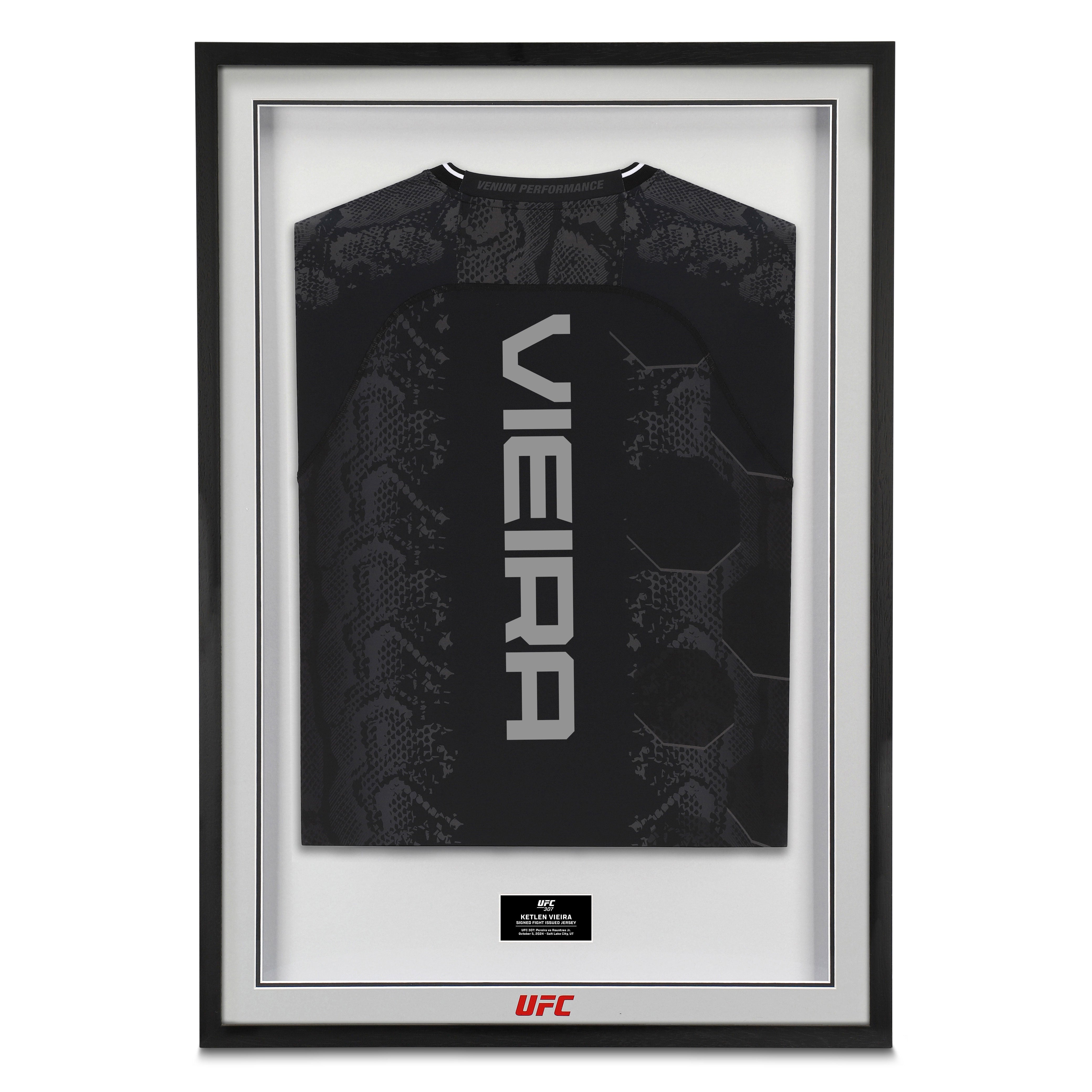 Ketlen Vieira Signed 1-of-1 Fight Issued Jersey UFC 307: Pereira vs Rountree Jr