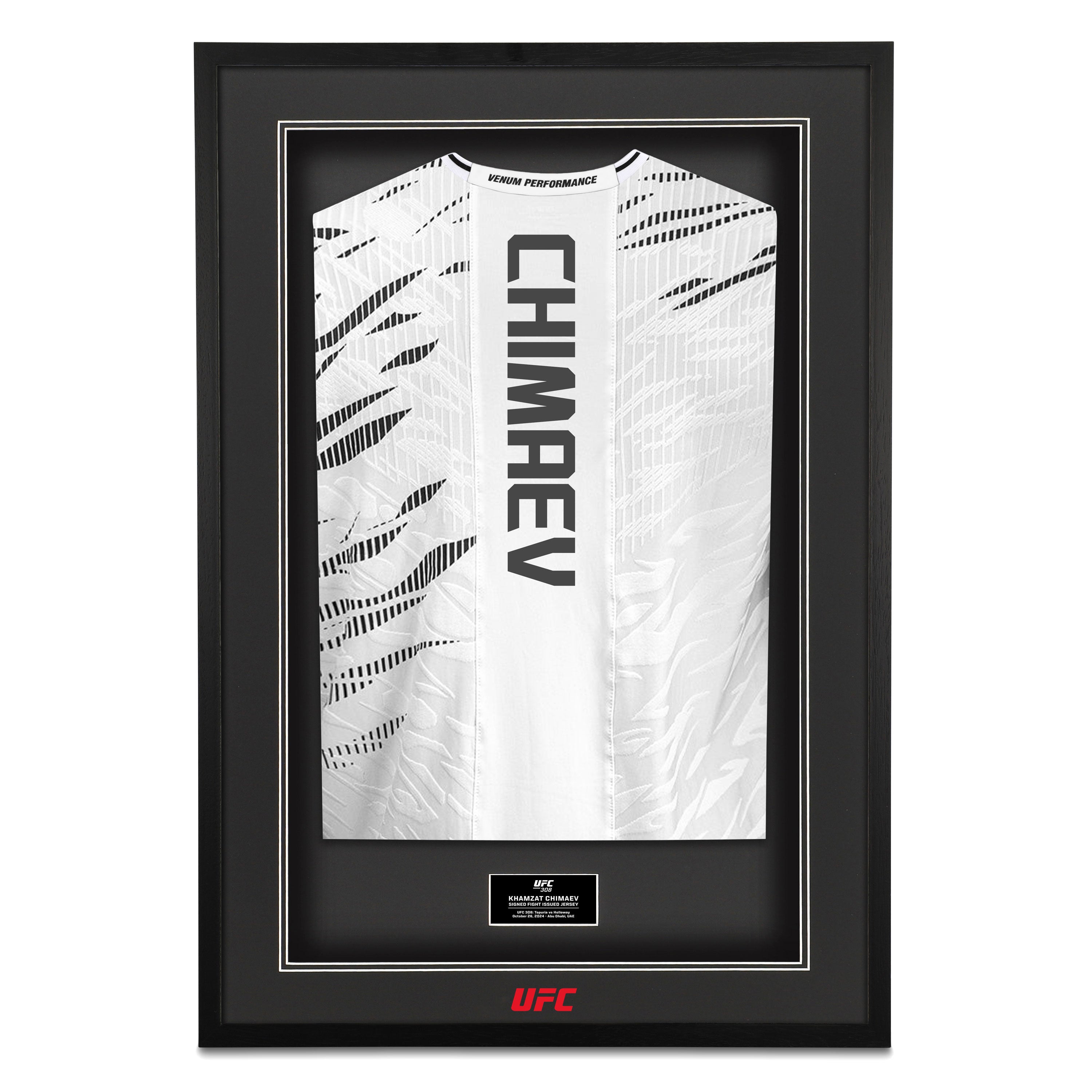 Khamzat Chimaev Signed 1-of-1 Jersey UFC 308: Topuria vs Holloway