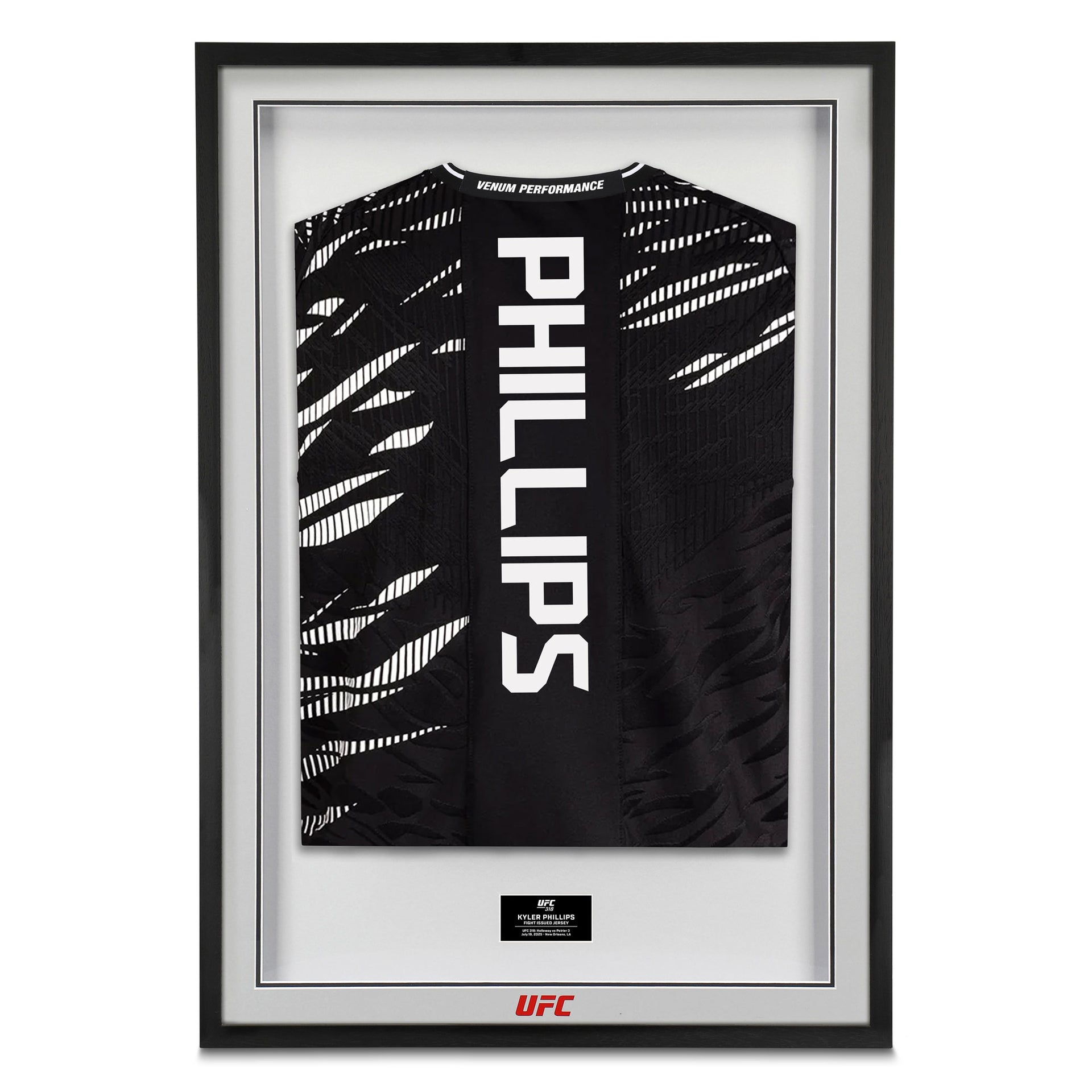 Kyler Philips 1-of-1 Fight Worn Jersey UFC 318: Holloway vs Poirier 3