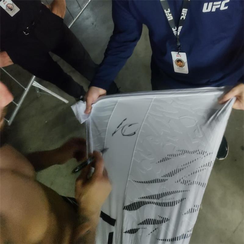 Kaan Ofli Signed 1-of-1 Fight Worn Jersey UFC Fight Night: Oliveira vs Gamrot