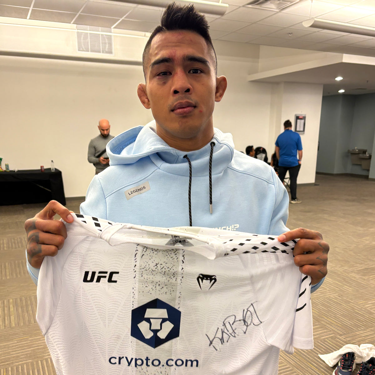 Kai Kamaka III Signed 1-of-1 Fight Worn Jersey UFC Fight Night: Allen vs Duncan