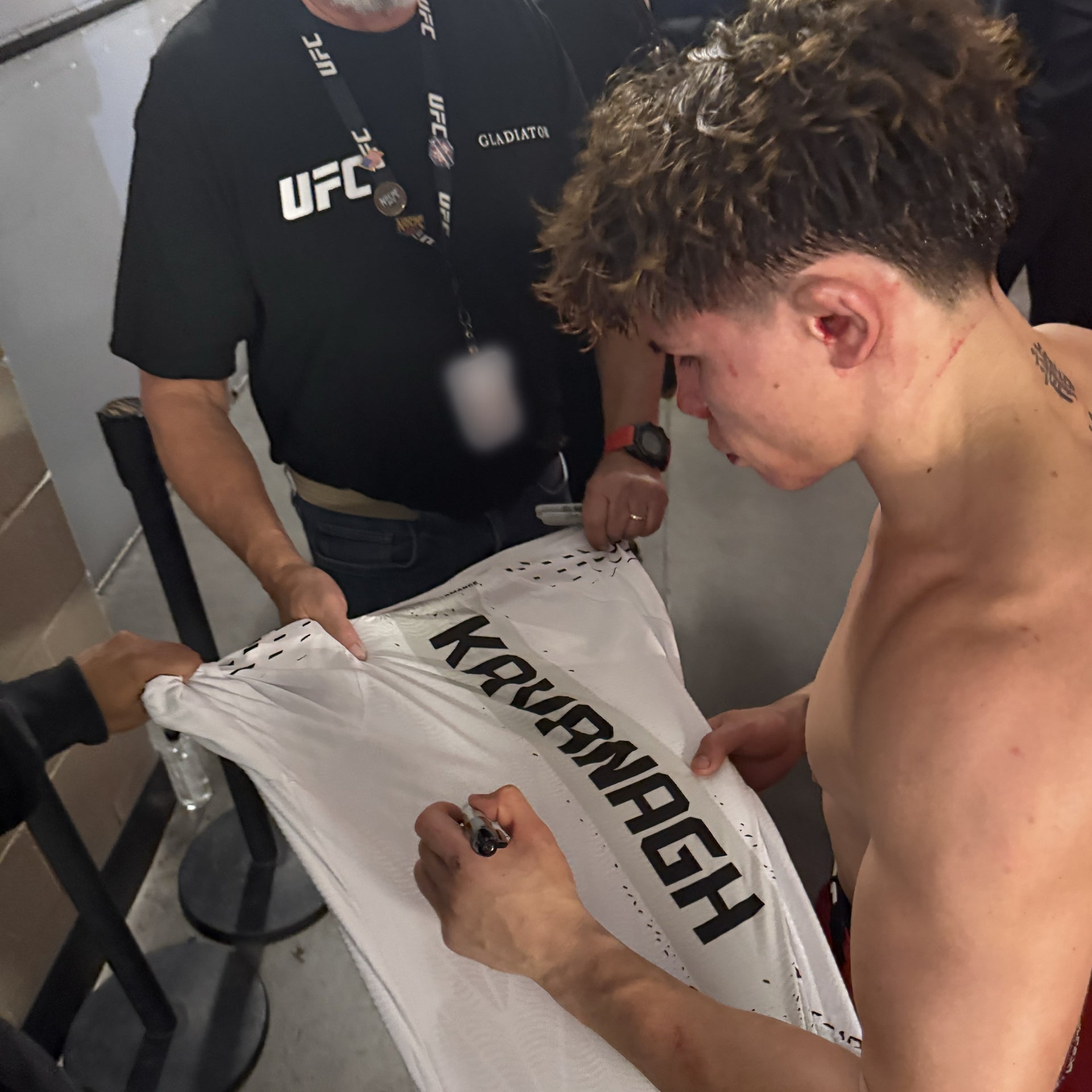 Lone'er Kavanagh Signed 1-of-1 Fight Worn Jersey UFC 329: McGregor vs Holloway 2