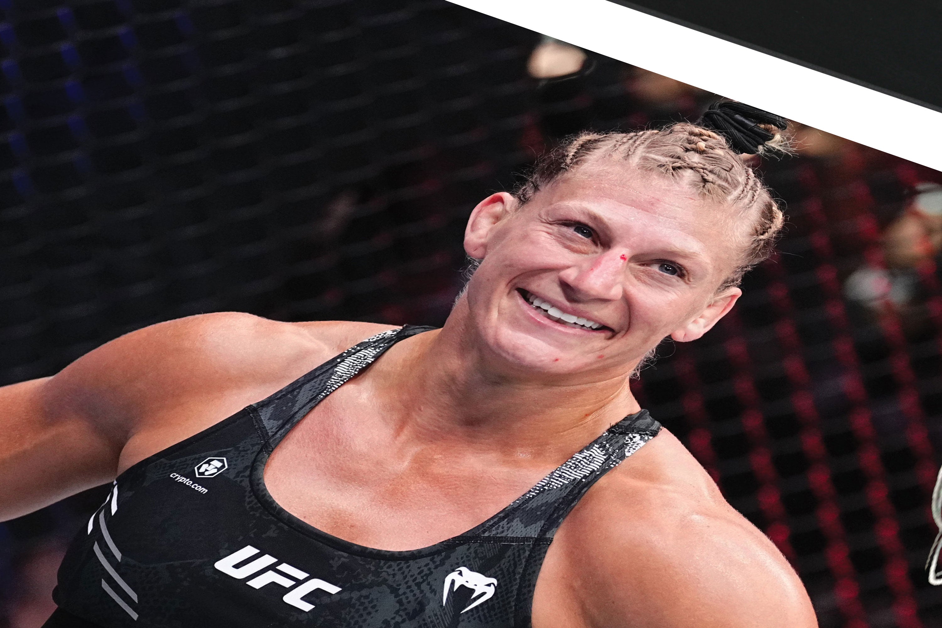 Kayla Harrison Signed ‘Celebration’ Photo UFC 300: Pereira vs Hill