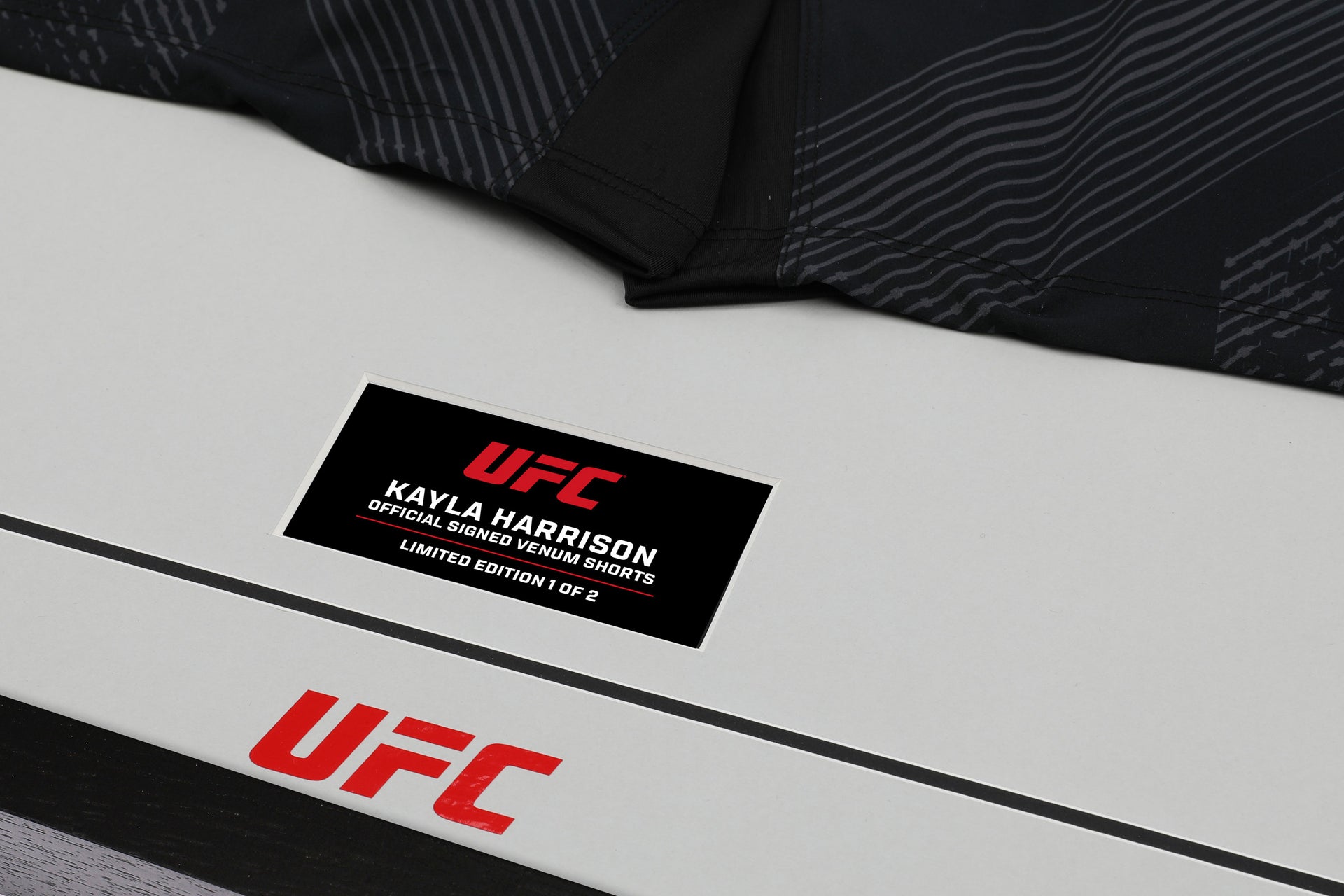 Kayla Harrison Signed UFC Adrenaline Venum Shorts