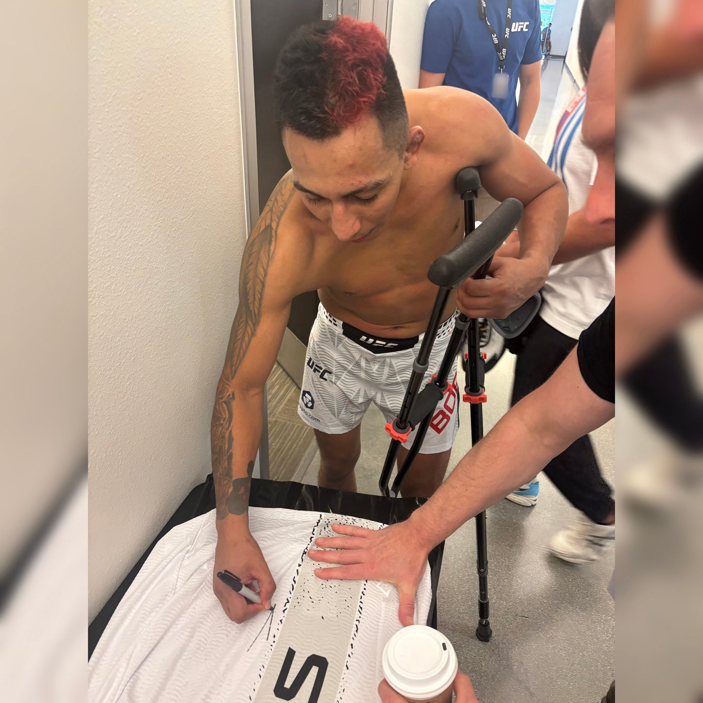 Kevin Borjas Signed 1-of-1 Fight Worn Jersey UFC Fight Night: Kape vs Horiguchi 2