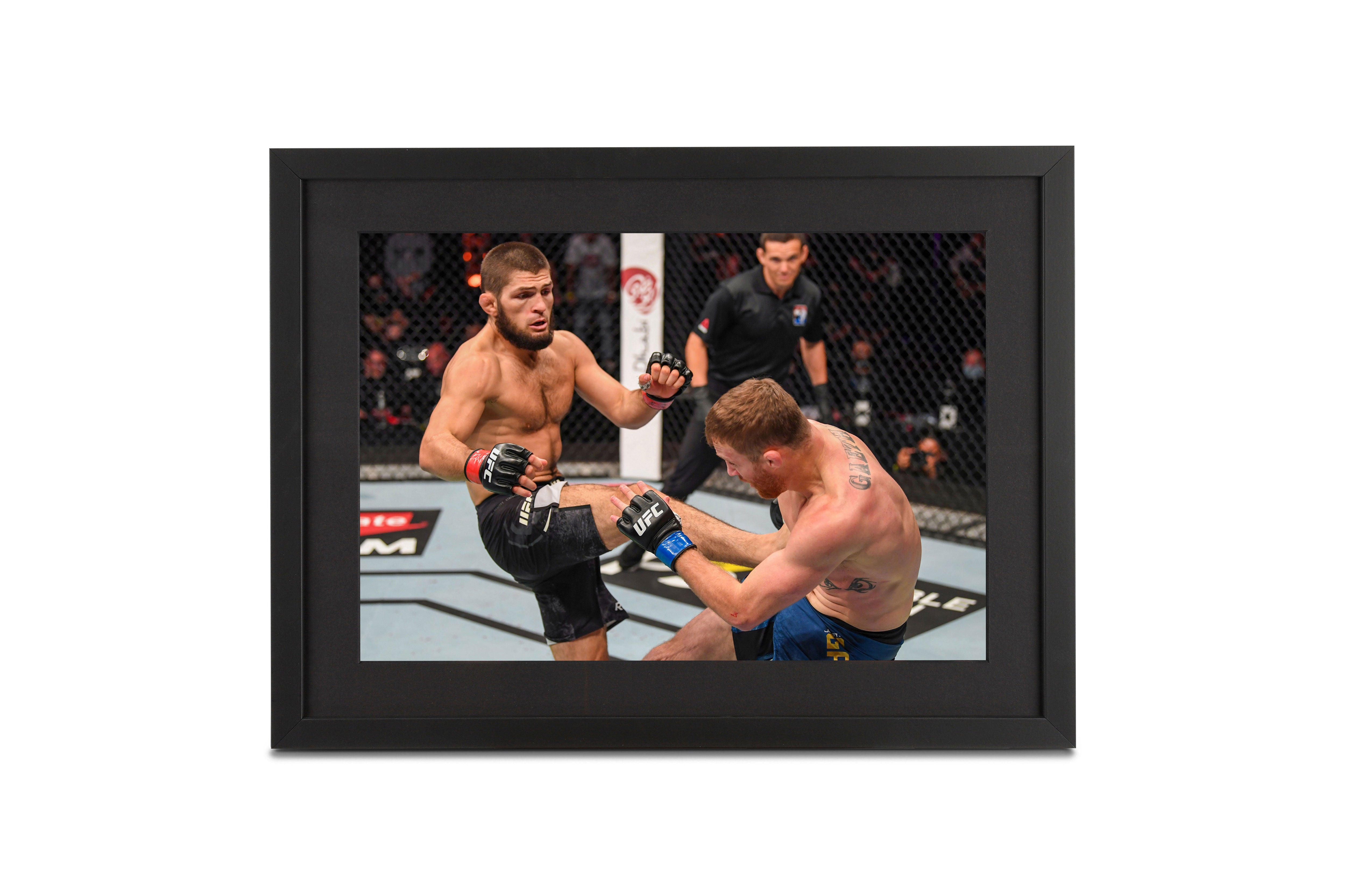  HWC Trading UFC 229 Fight Khabib Nurmagomedov vs Conor McGregor  16 x 12 inch Framed Gifts Printed Signed Autograph Picture for UFC  Memorabilia Fans - 16 x 12 Framed : Sports & Outdoors