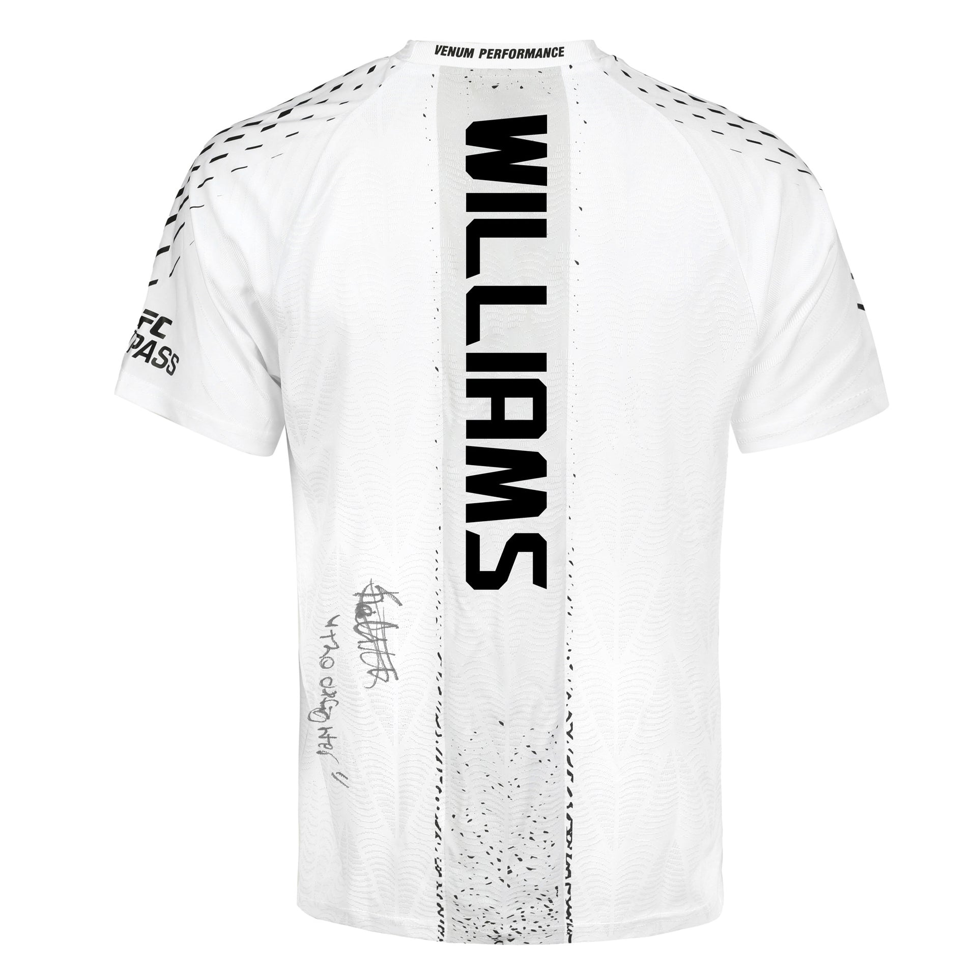 Khaos Williams Signed 1-of-1 Fight Worn Jersey UFC Fight Night: Allen vs Costa