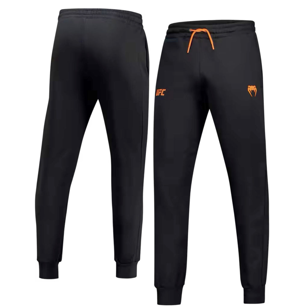 King Green Signed 1-of-1 Fight Issued Venum Black UFC Jogger Pants UFC Fight Night: Moreno vs Kavanagh