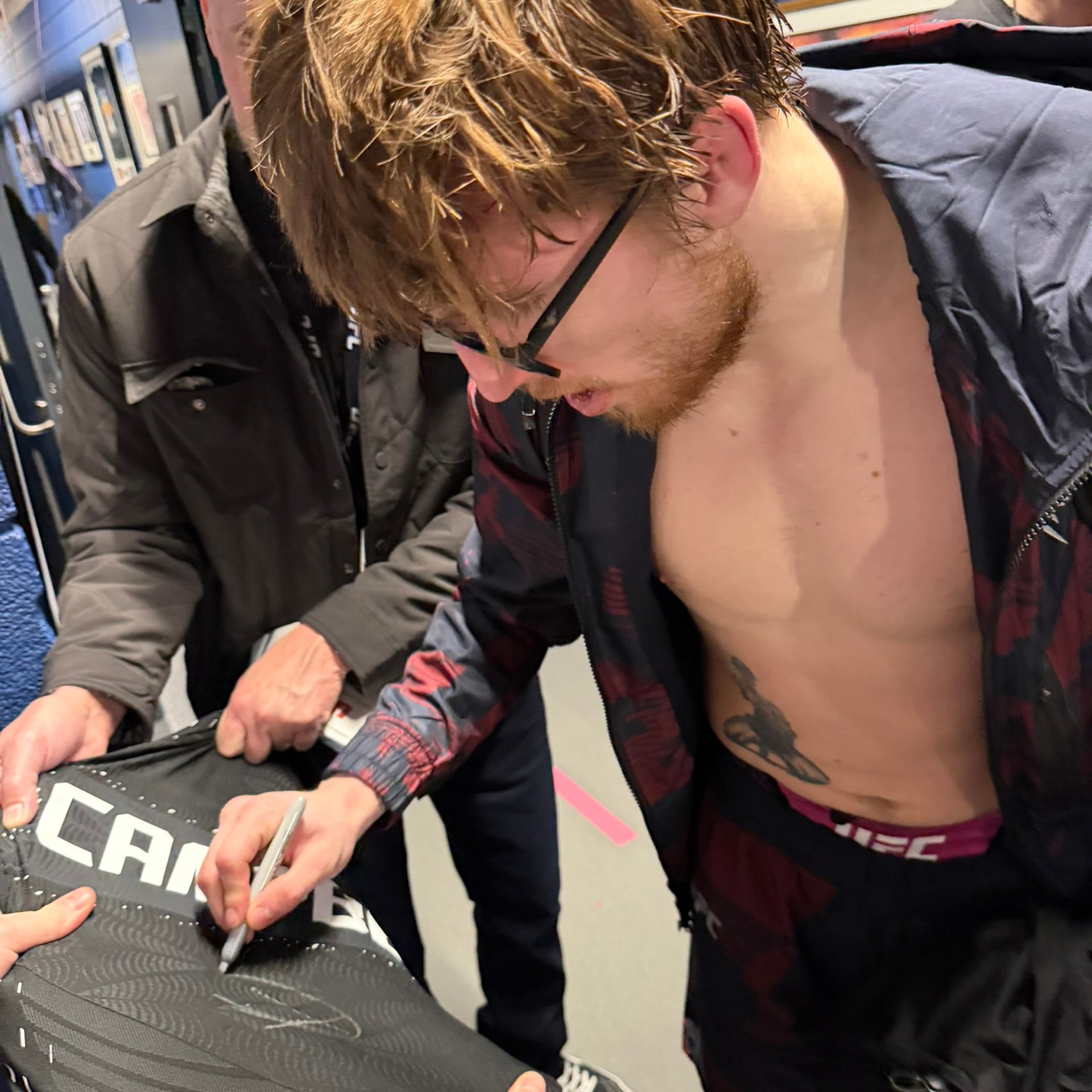 Kurtis Campbell Signed 1-of-1 Fight Worn Jersey UFC Fight Night: Evloev vs Murphy