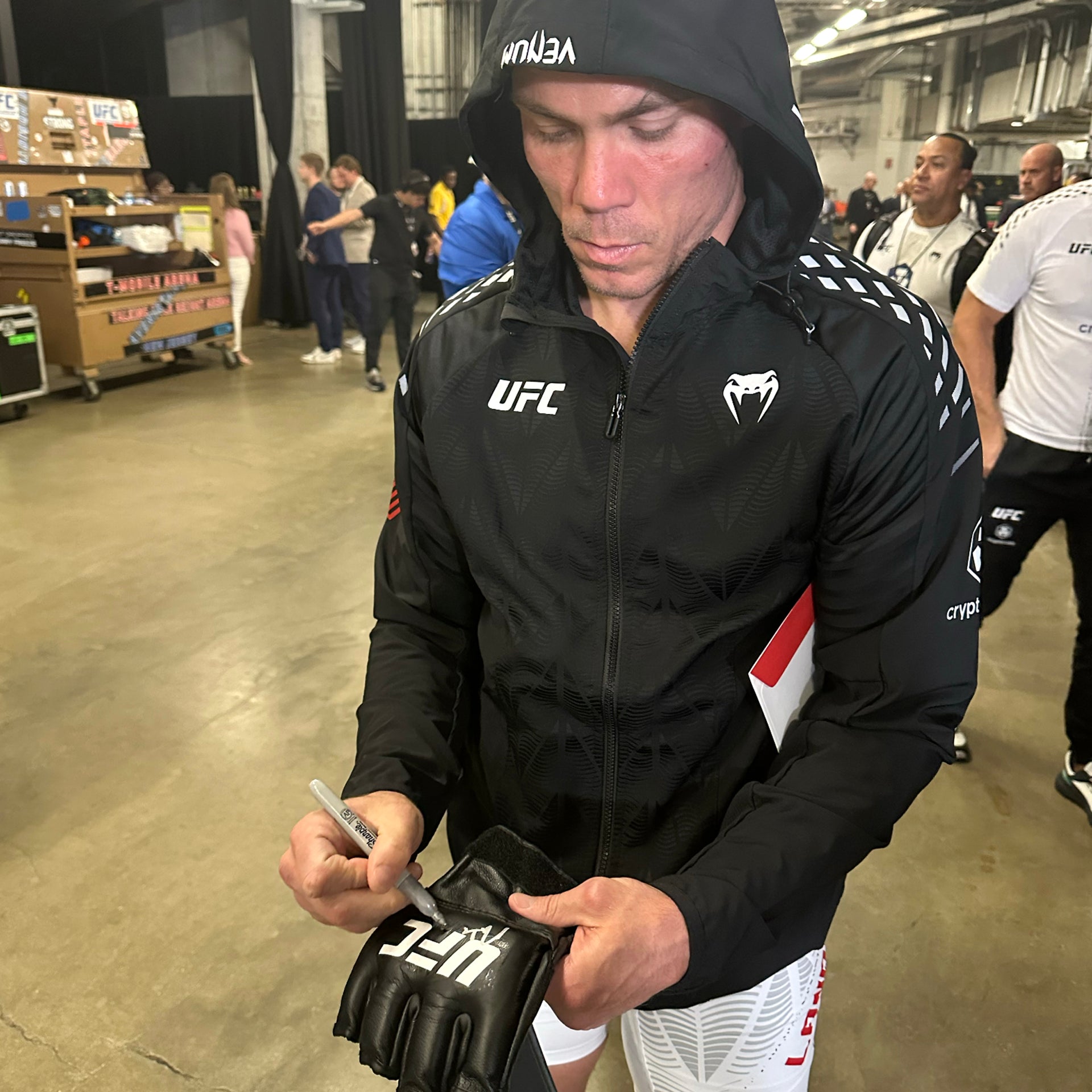 Nate Landwehr Signed 1-of-1 Fight Worn Gloves UFC 327: Procházka vs Ulberg