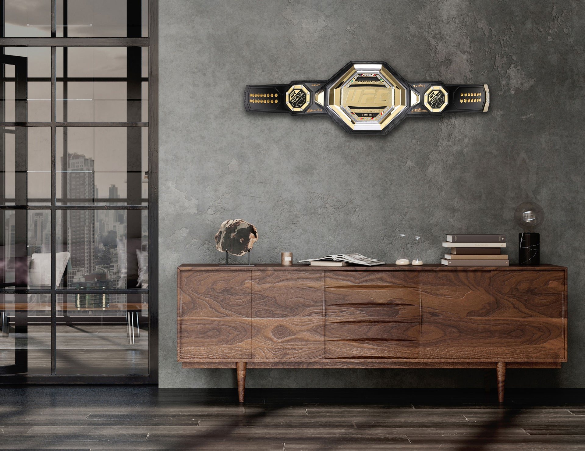 Leon Edwards Signed Championship Replica Belt