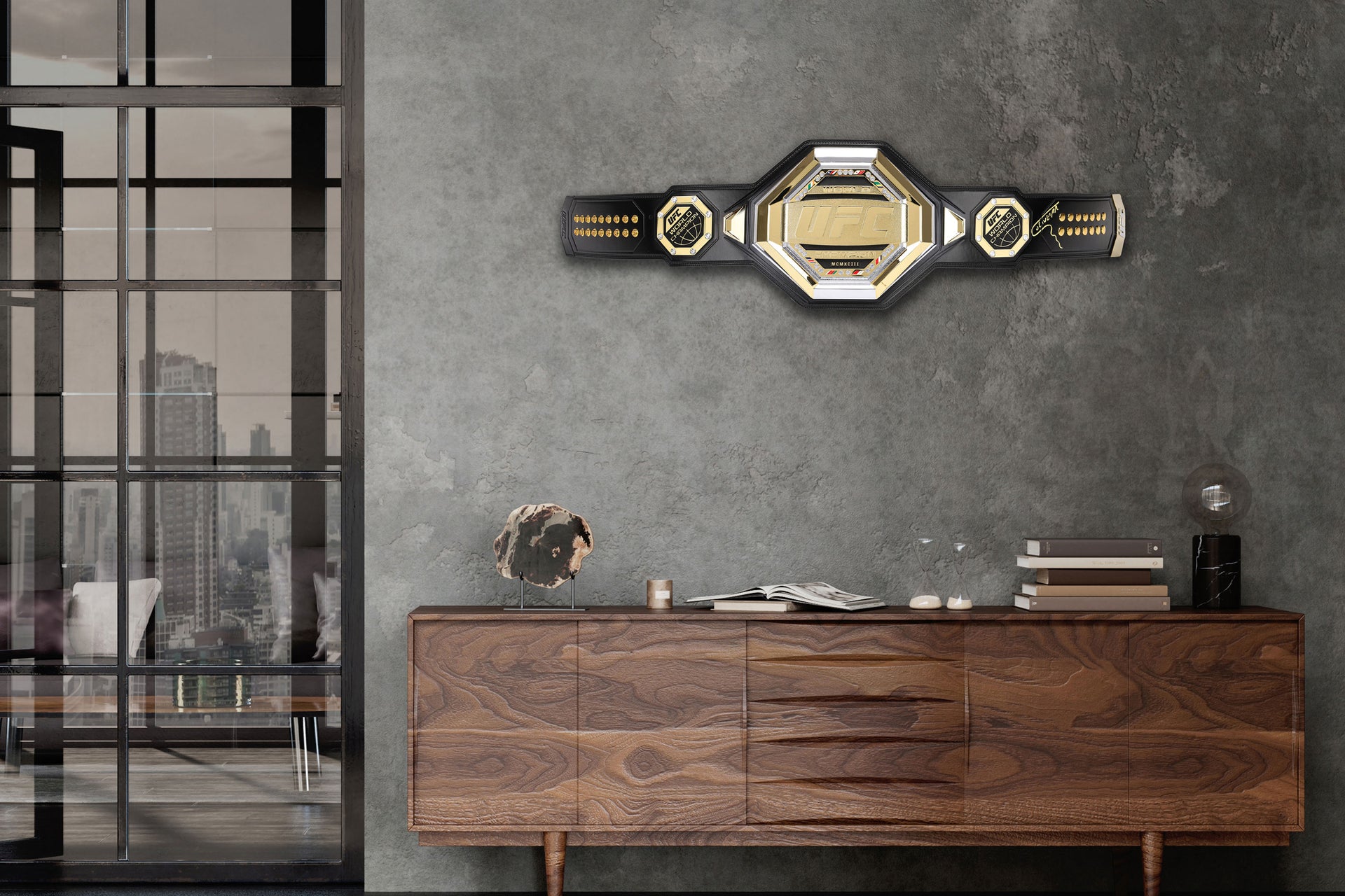 Charles Oliveira Signed UFC Legacy Championship Replica Belt