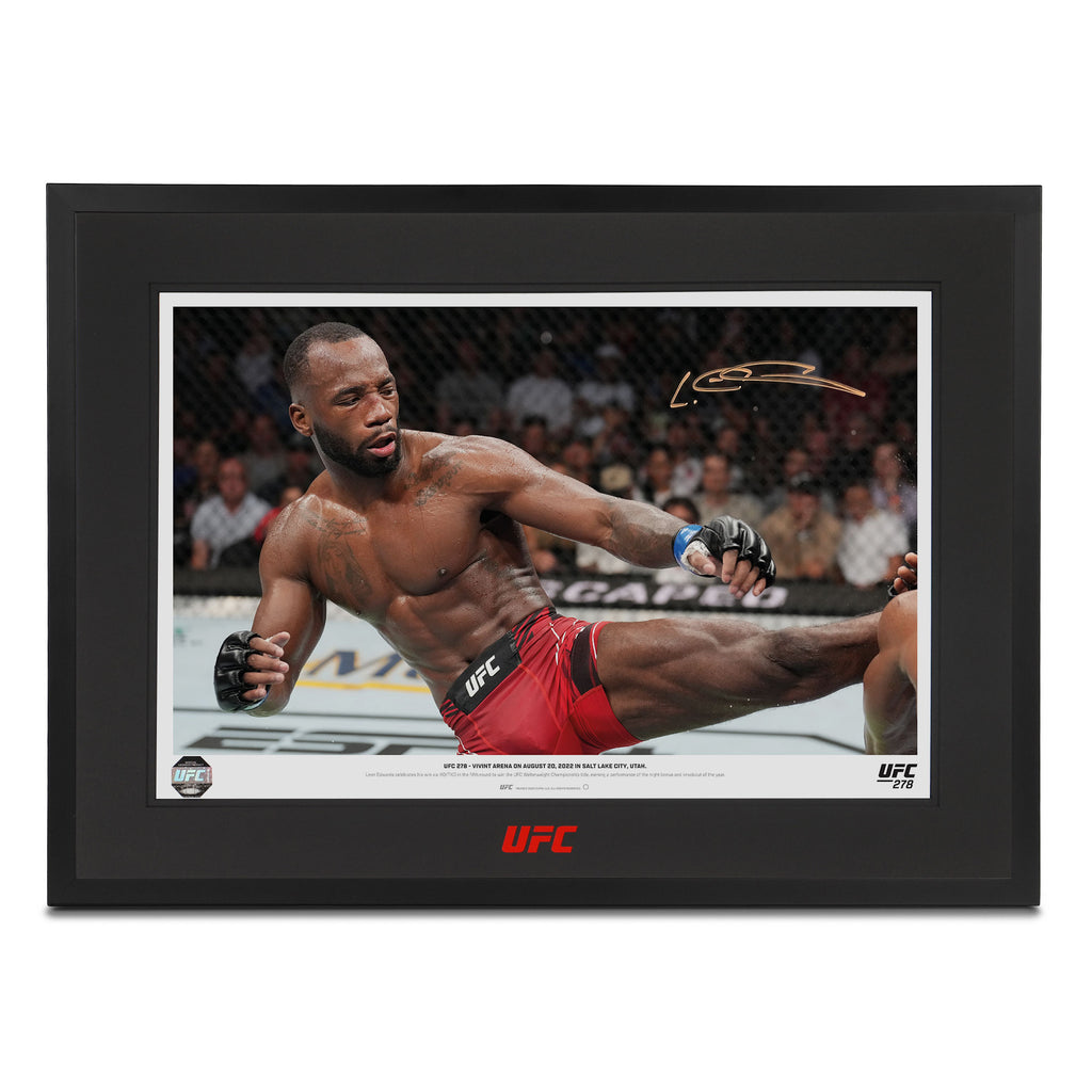 Leon Edwards Signed Photo UFC 278
