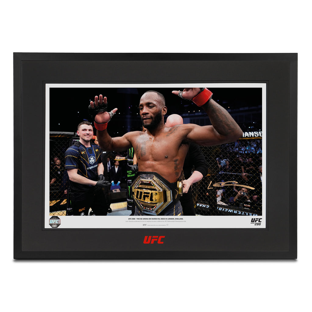 Leon Edwards Signed Photo UFC 286