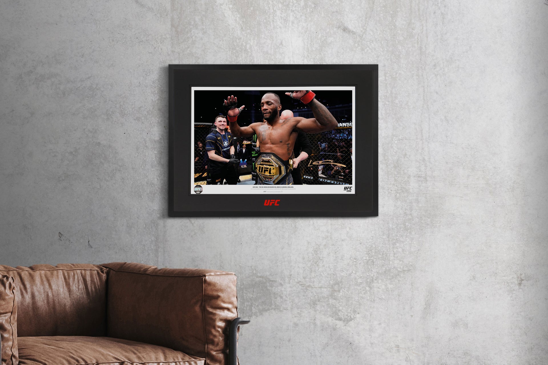 Leon Edwards Signed Photo UFC 286