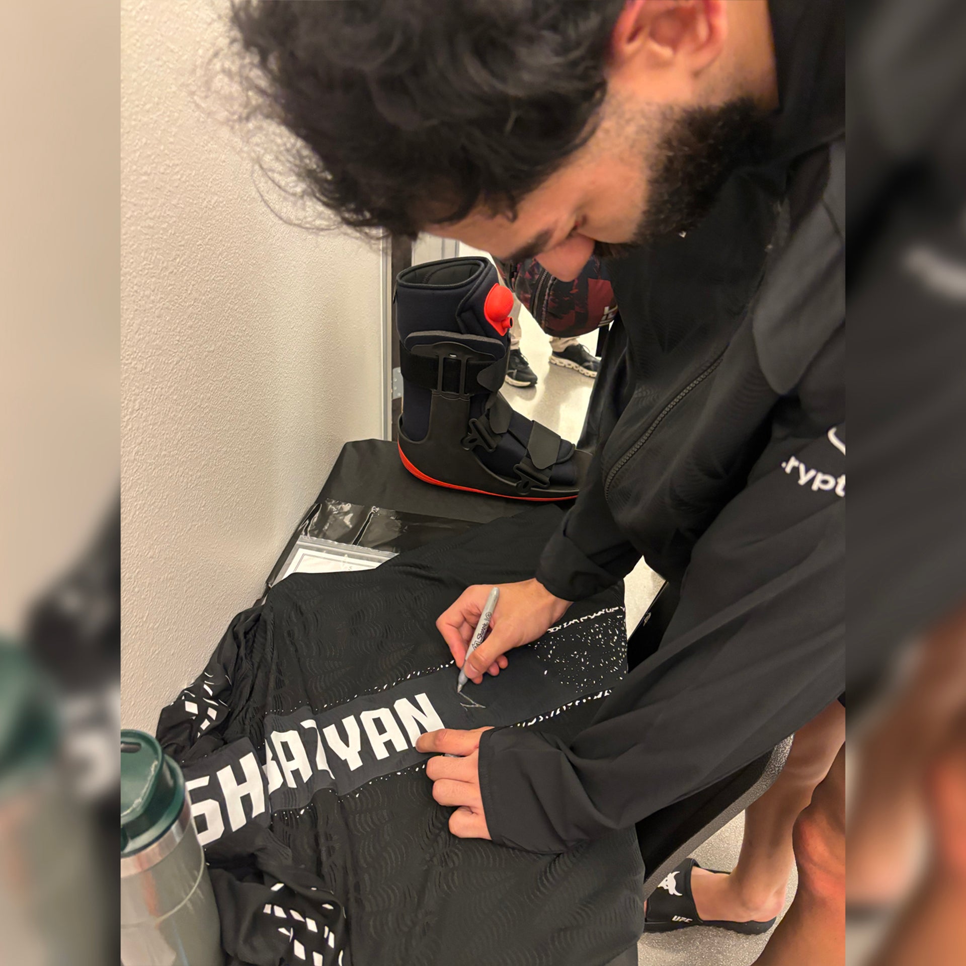 Leon Shahbazyan Signed 1-of-1 Fight Worn Jersey UFC Fight Night: Kape vs Horiguchi 2